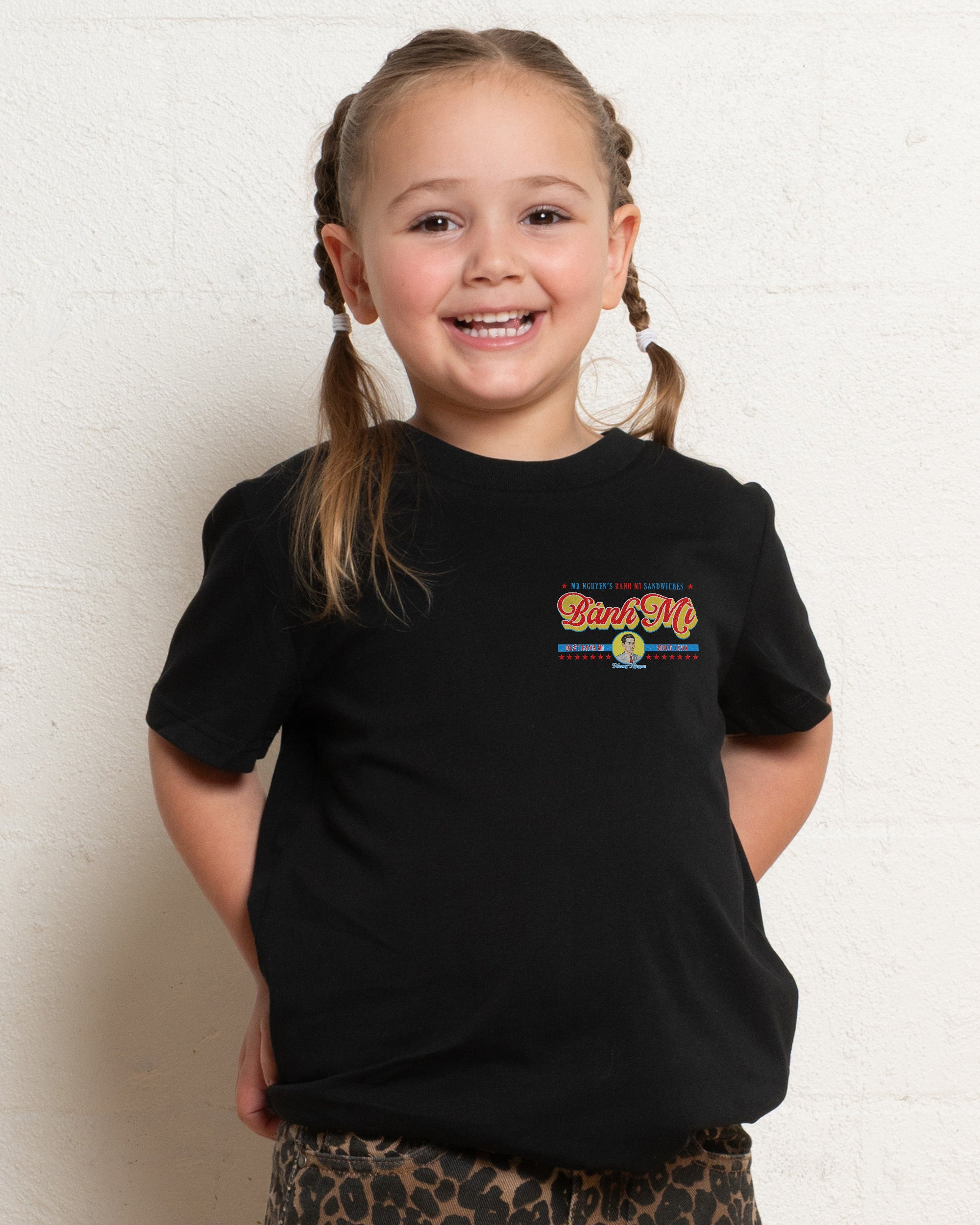 Mr Nguyen's Banh Mi's Black Kids T-Shirt