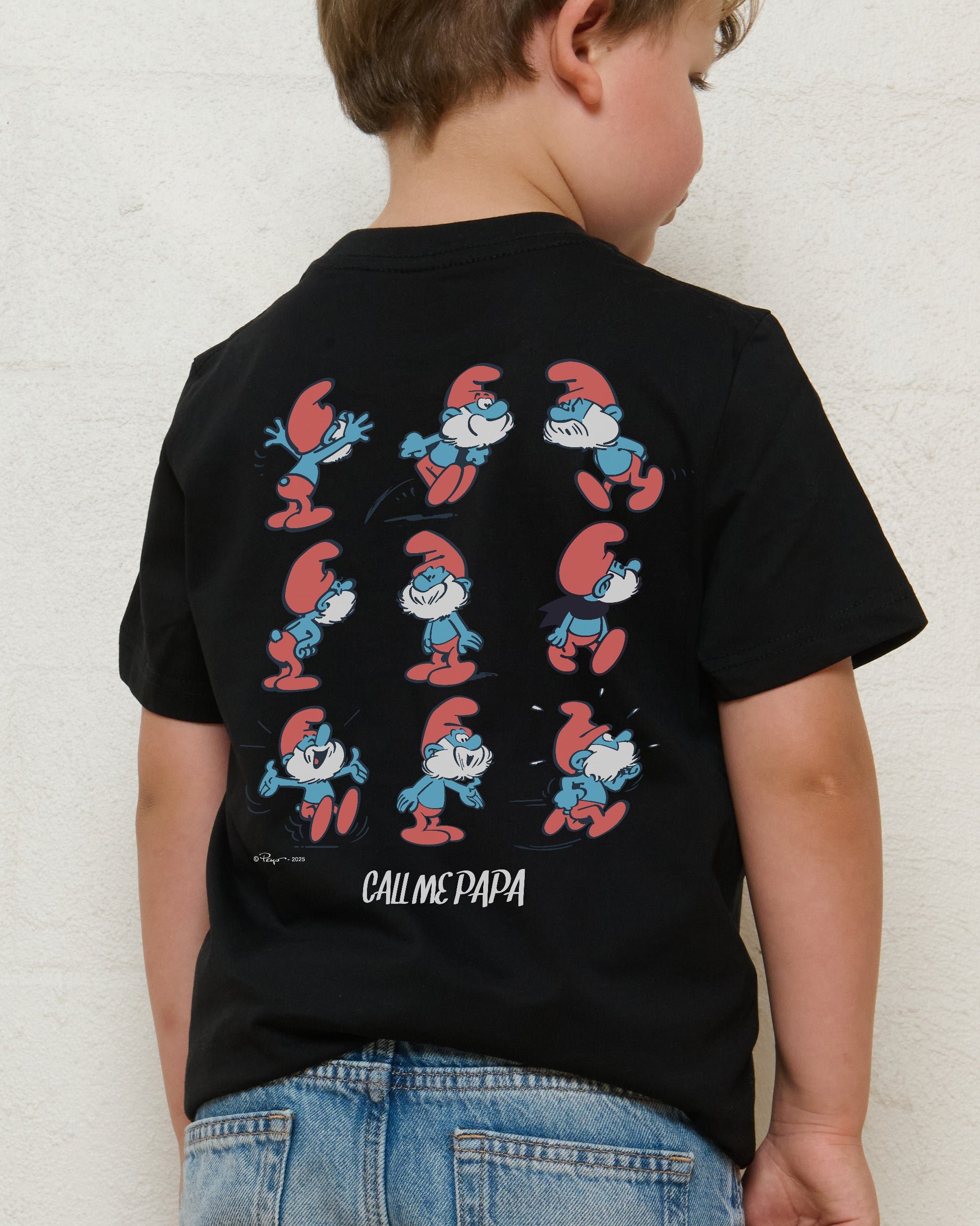 Call Me Papa Black Kids T-Shirt