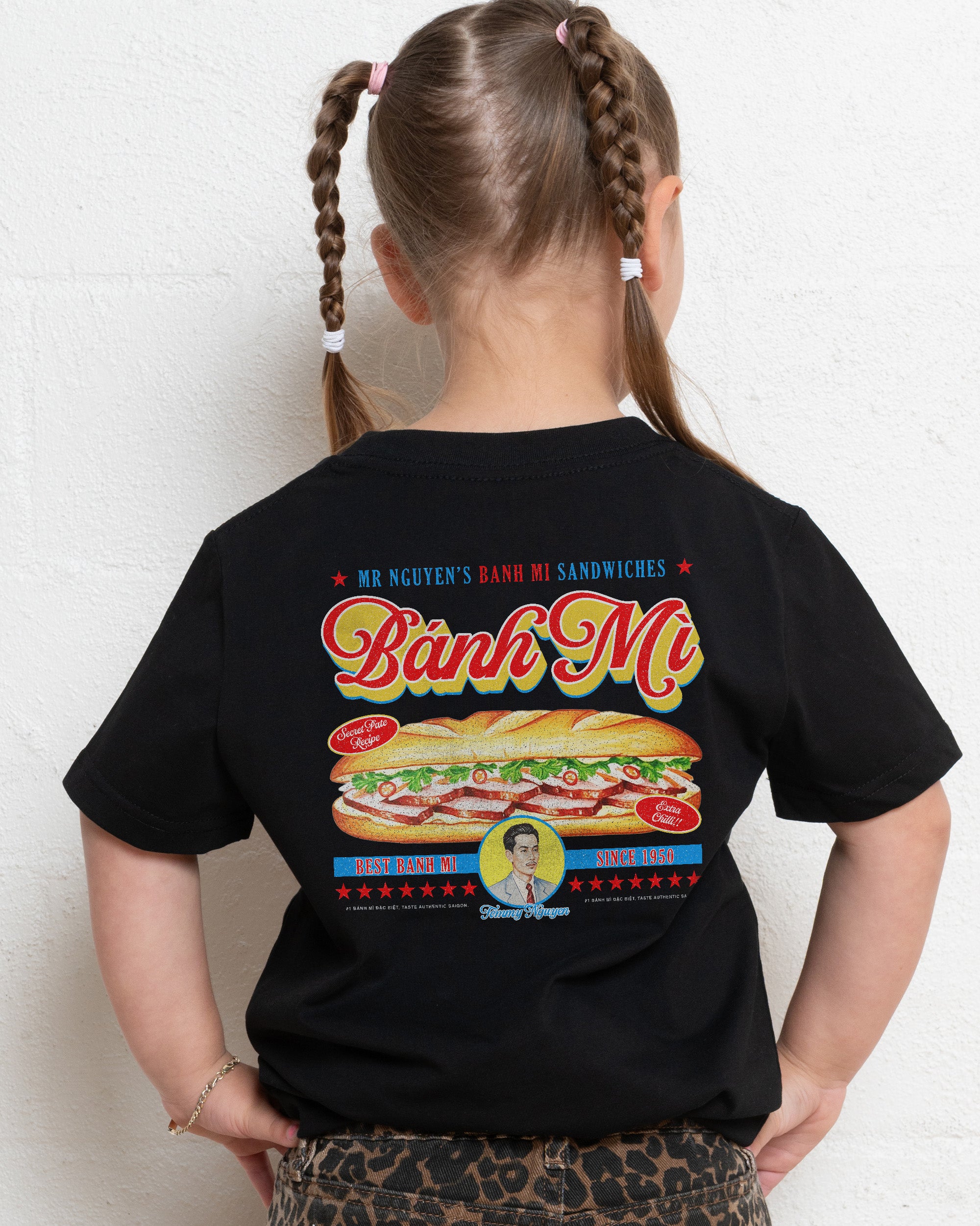 Mr Nguyen's Banh Mi's Black Kids T-Shirt