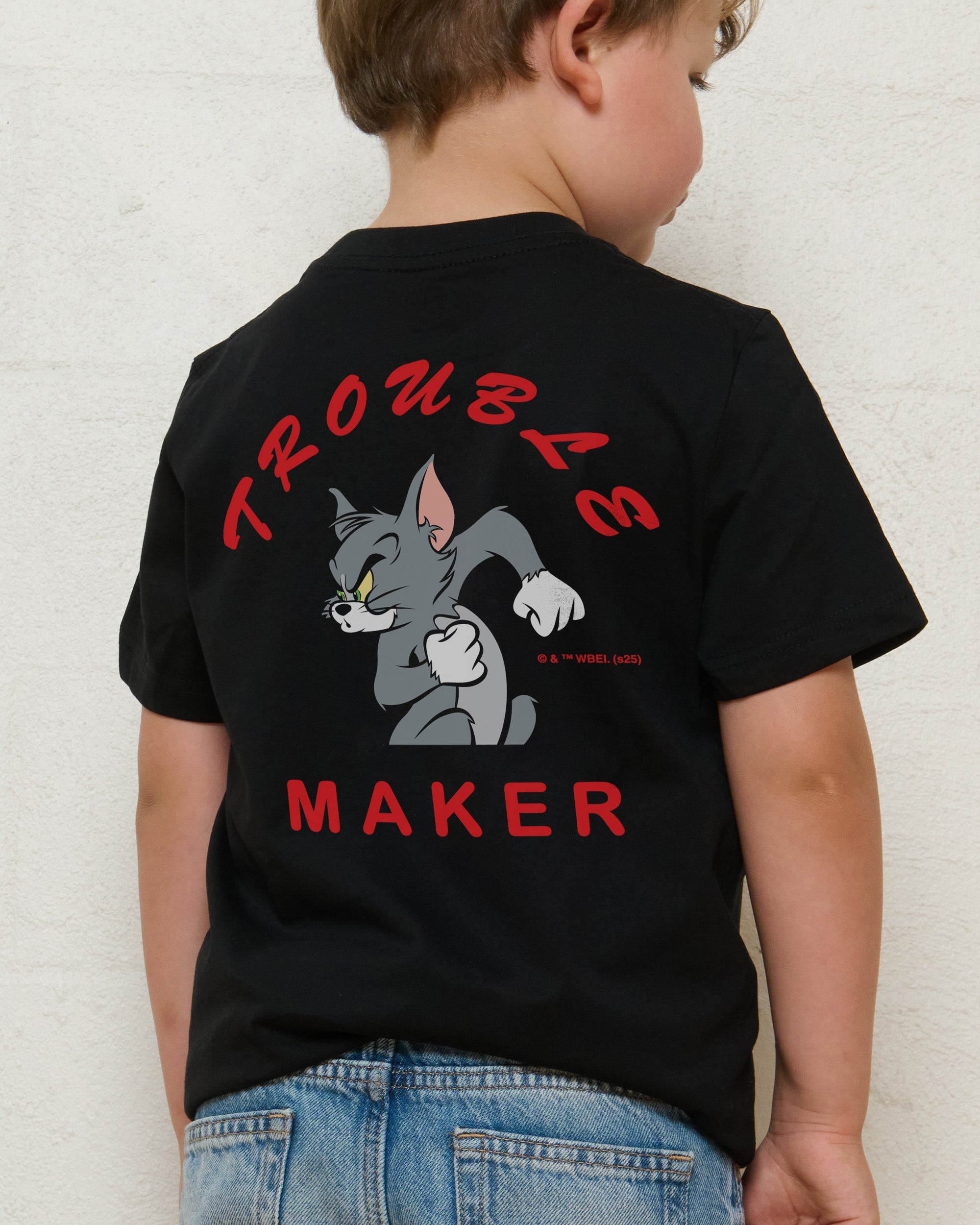 Troublesome Tom Black Kids T-Shirt
