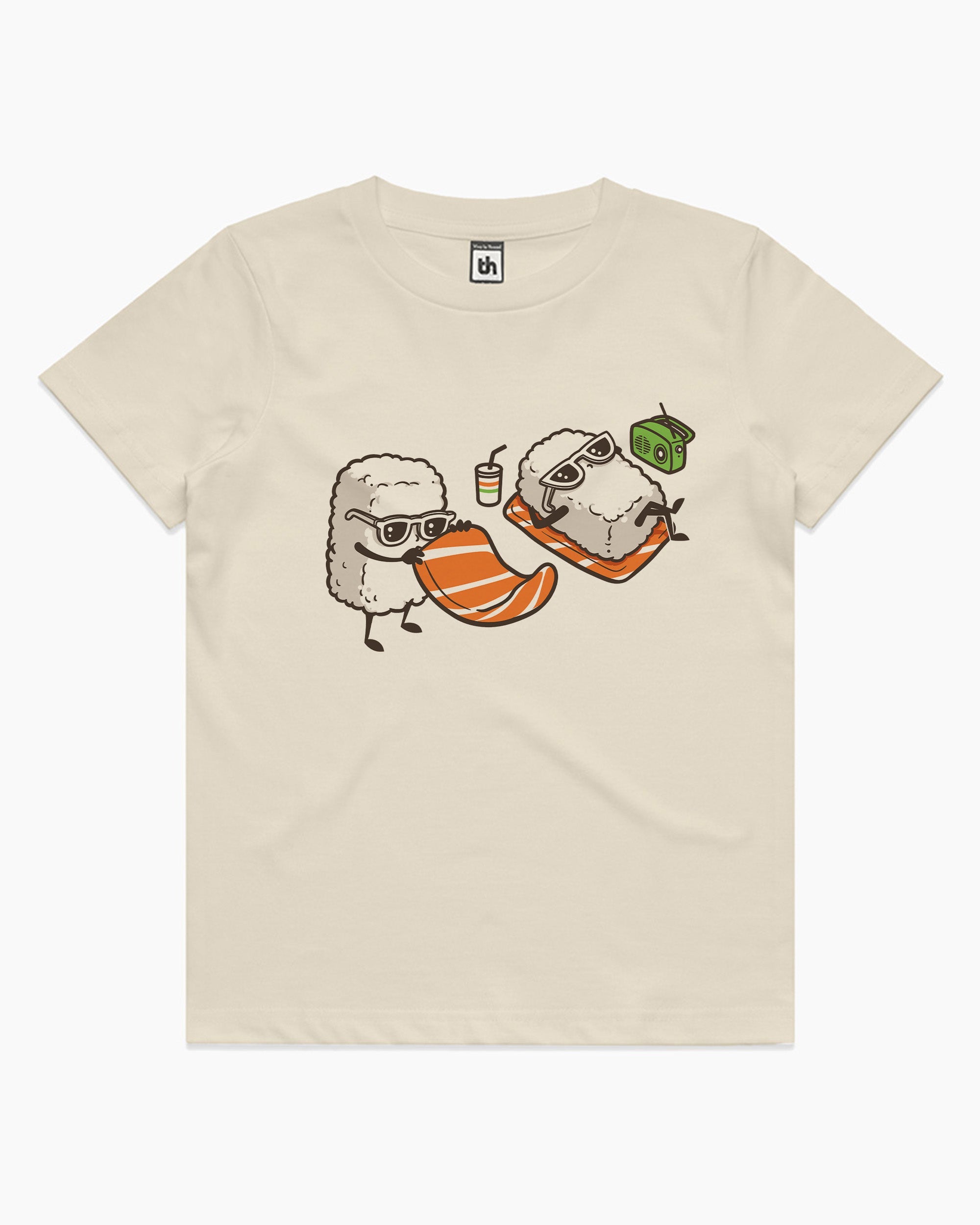 Summer Sushi Kids T-Shirt Australia Online #Natural