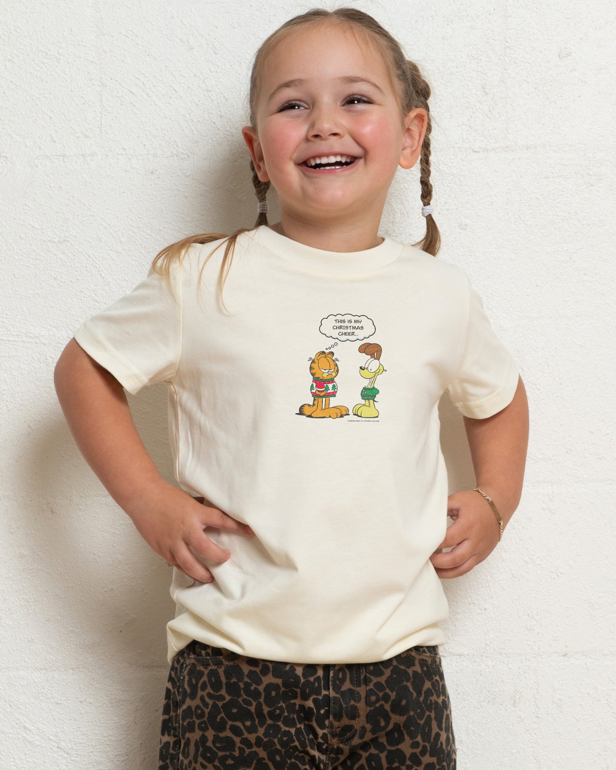 Xmas Cheer Natural Kids T-Shirt