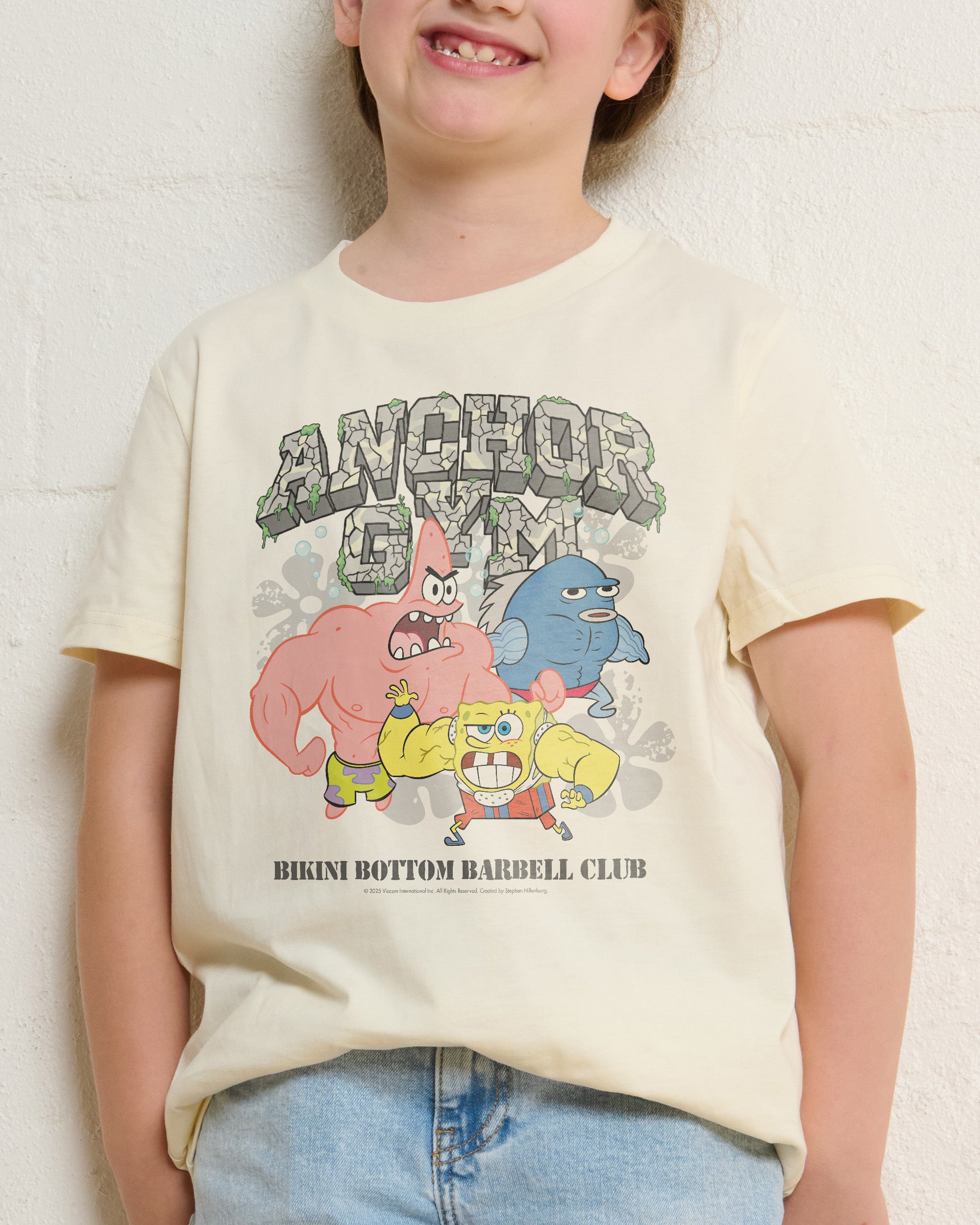 Spongebob Gym Natural Kids T-Shirt