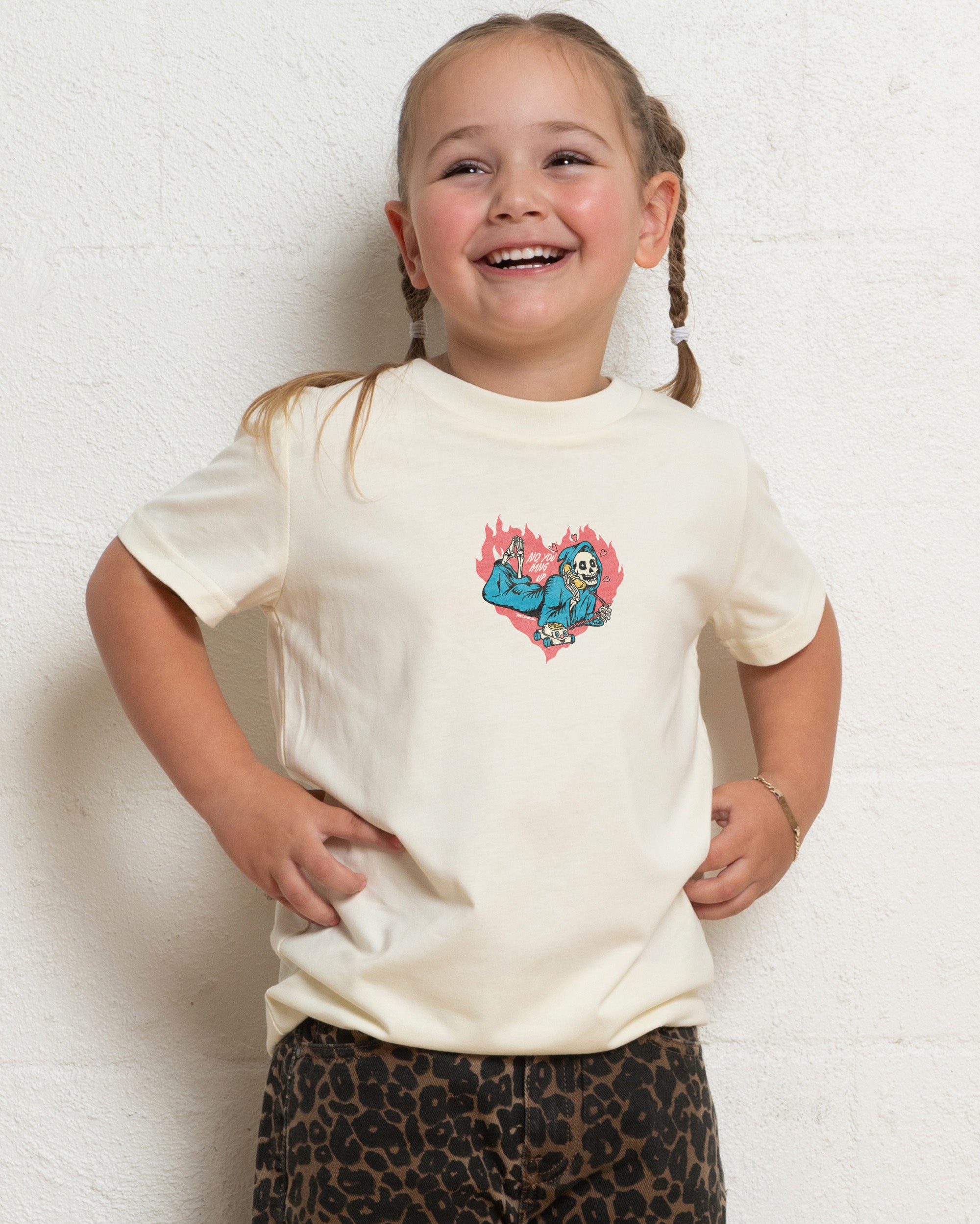 No You Hang Up Natural Kids T-Shirt