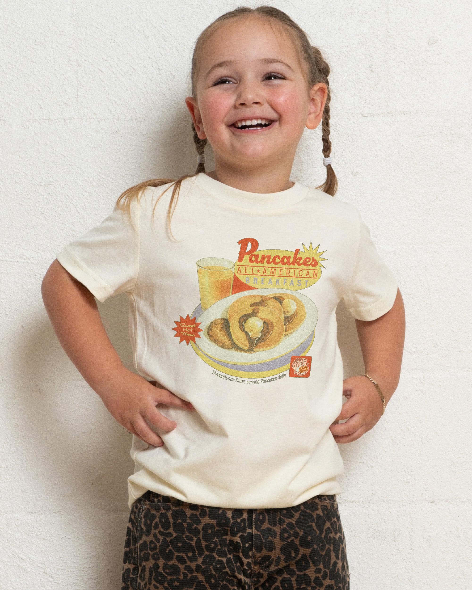 Pancakes Natural Kids T-Shirt