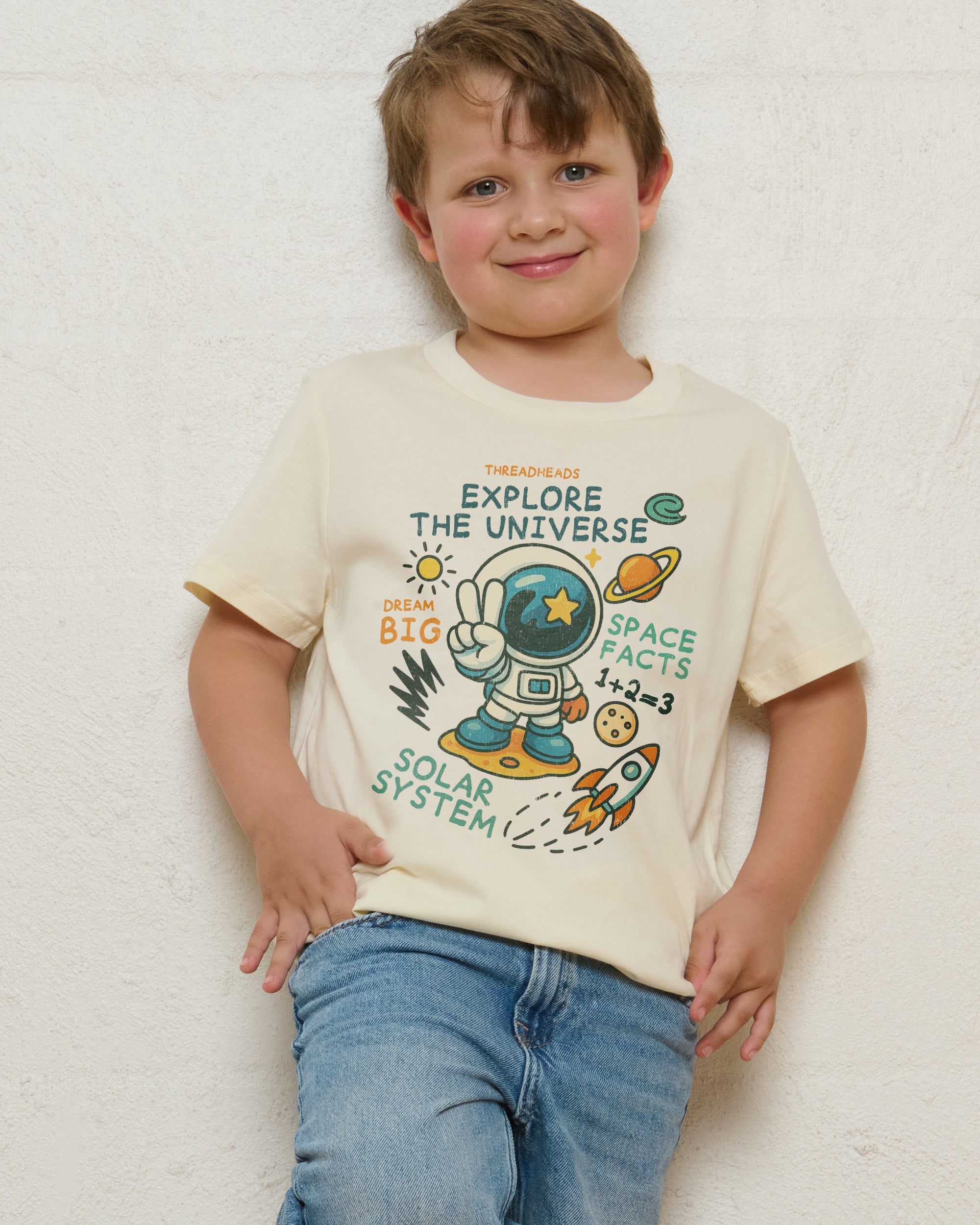 Astronaut Natural Kids T-Shirt