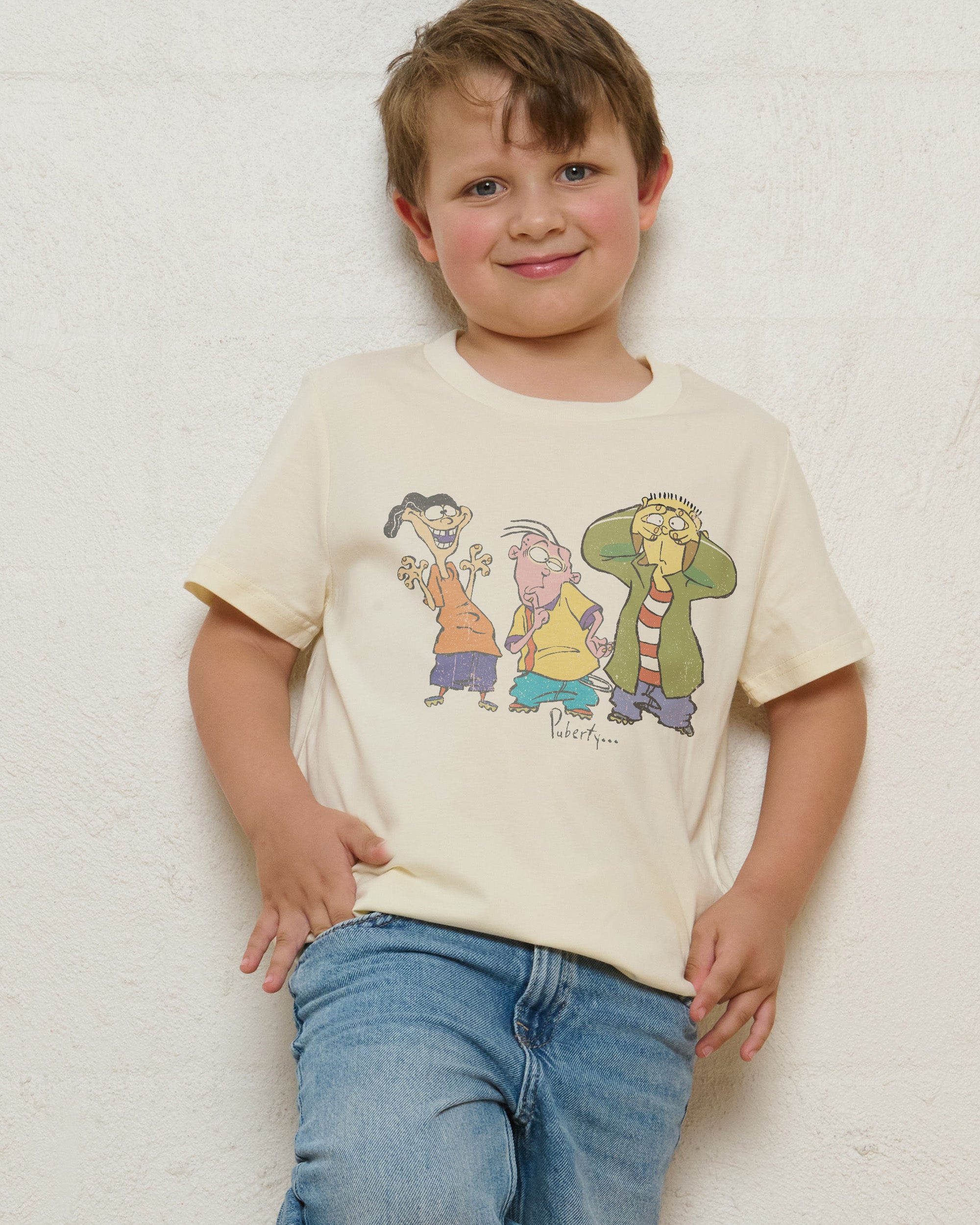 Puberty is Unforgiving Natural Kids T-Shirt