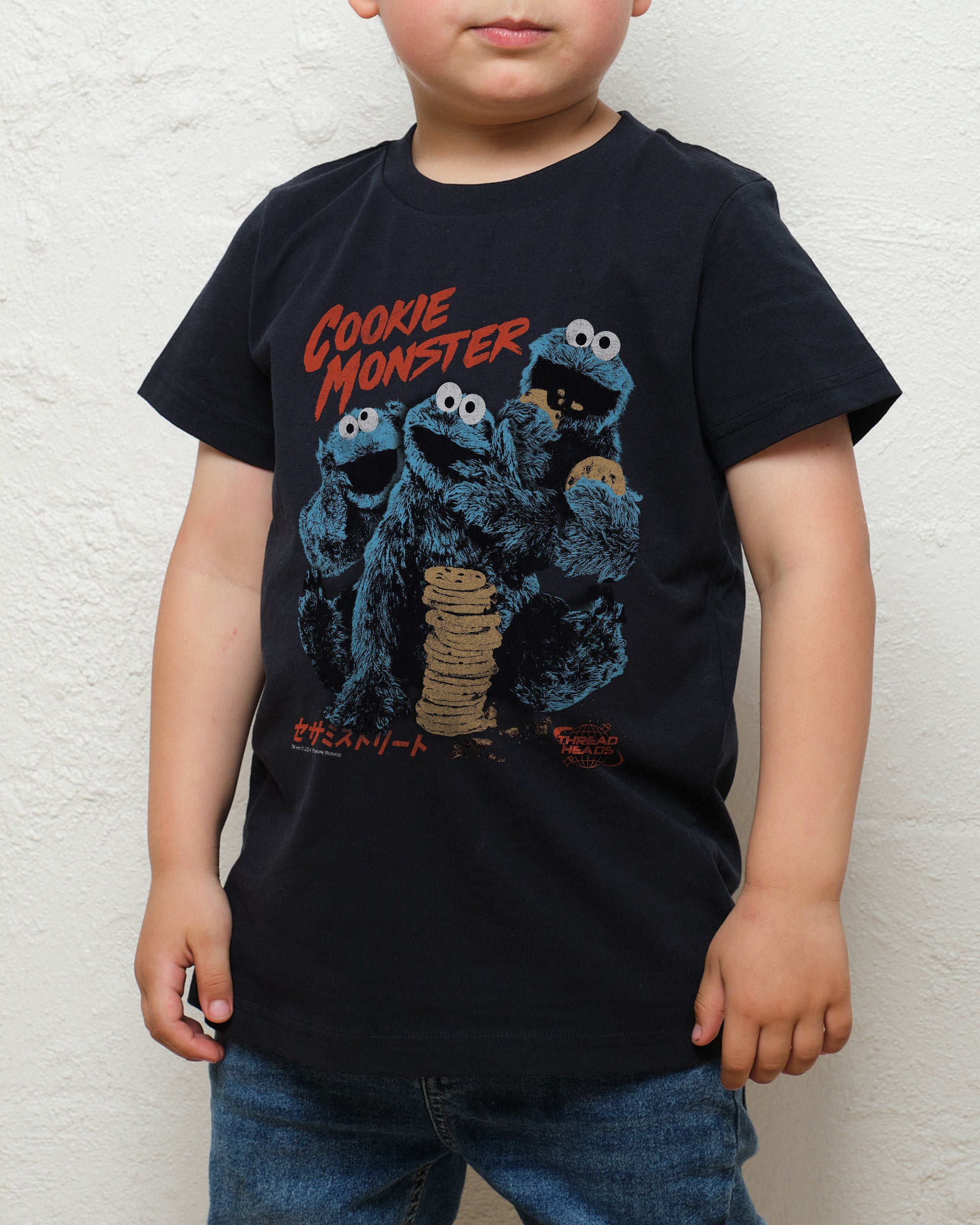 Cookie Kaiju Kids T-Shirt Australia Online Navy