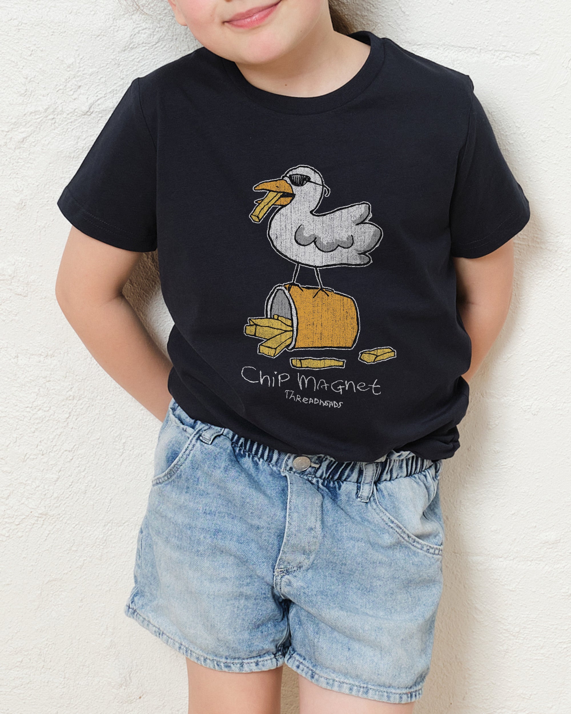 Chip Magnet Kids T-Shirt Australia Online Navy