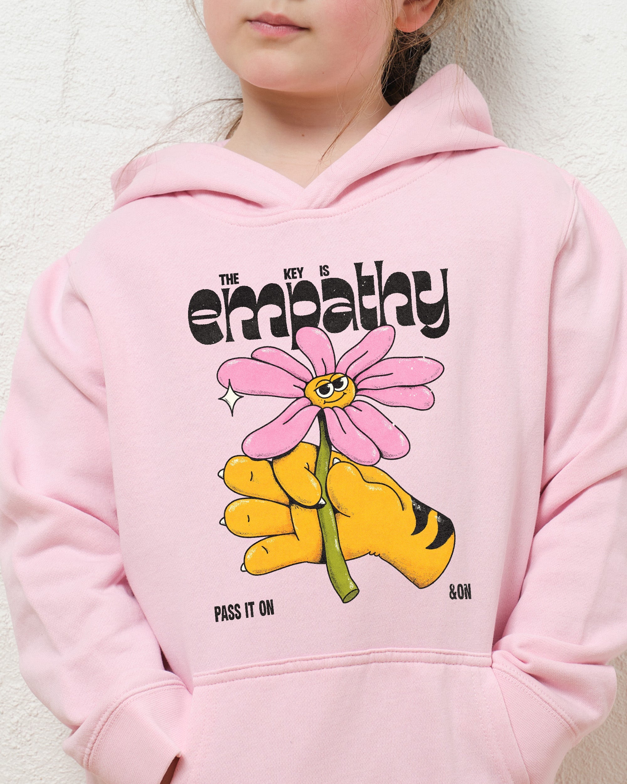 Empathy Kids Hoodie Australia Online Pink