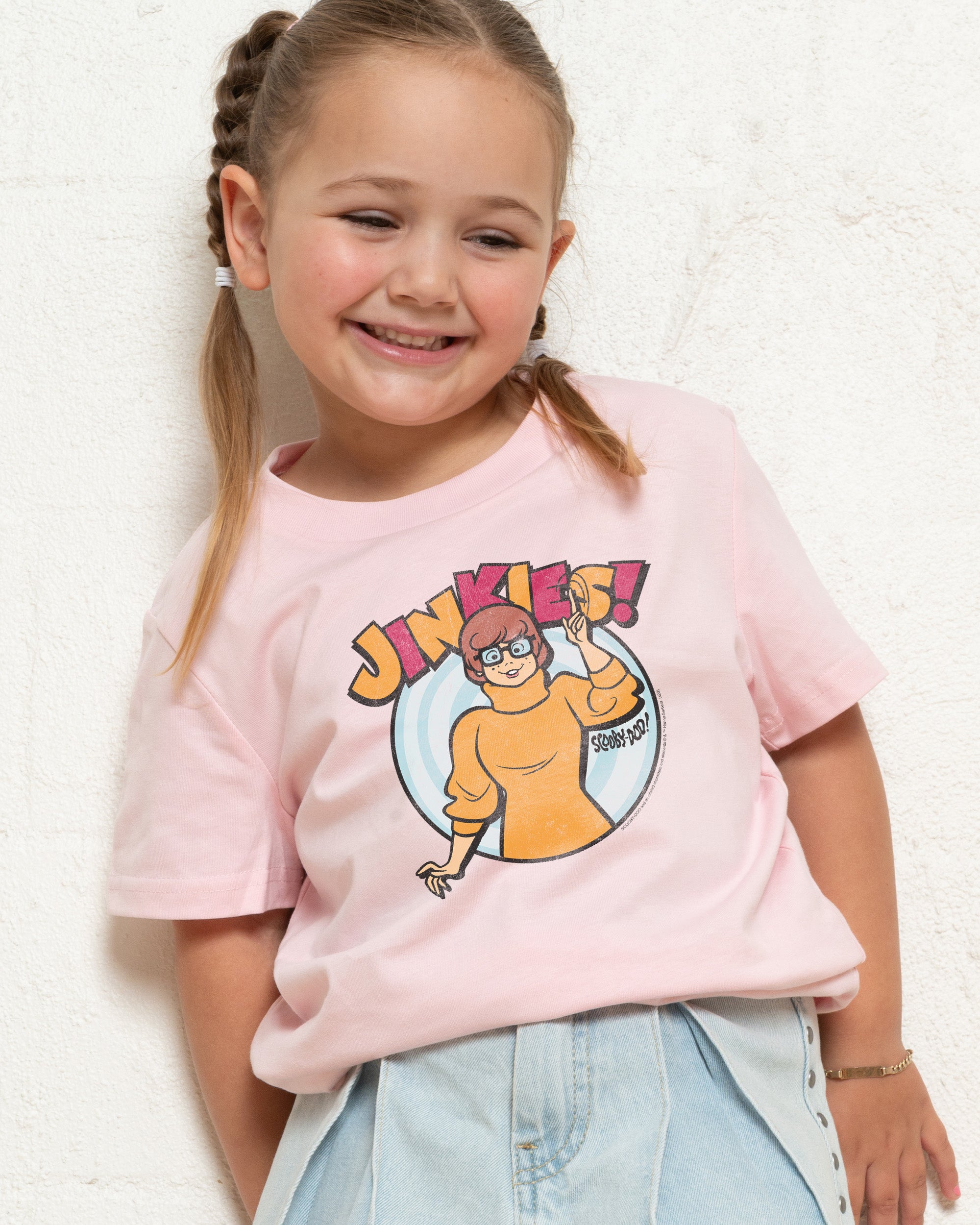 Jinkies Pink Kids T-Shirt