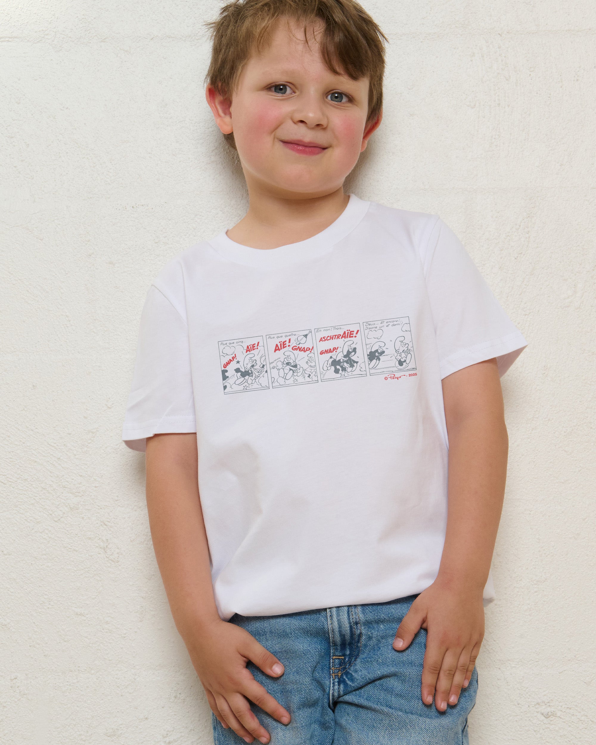 Infectious Smurf #2 White Kids T-Shirt