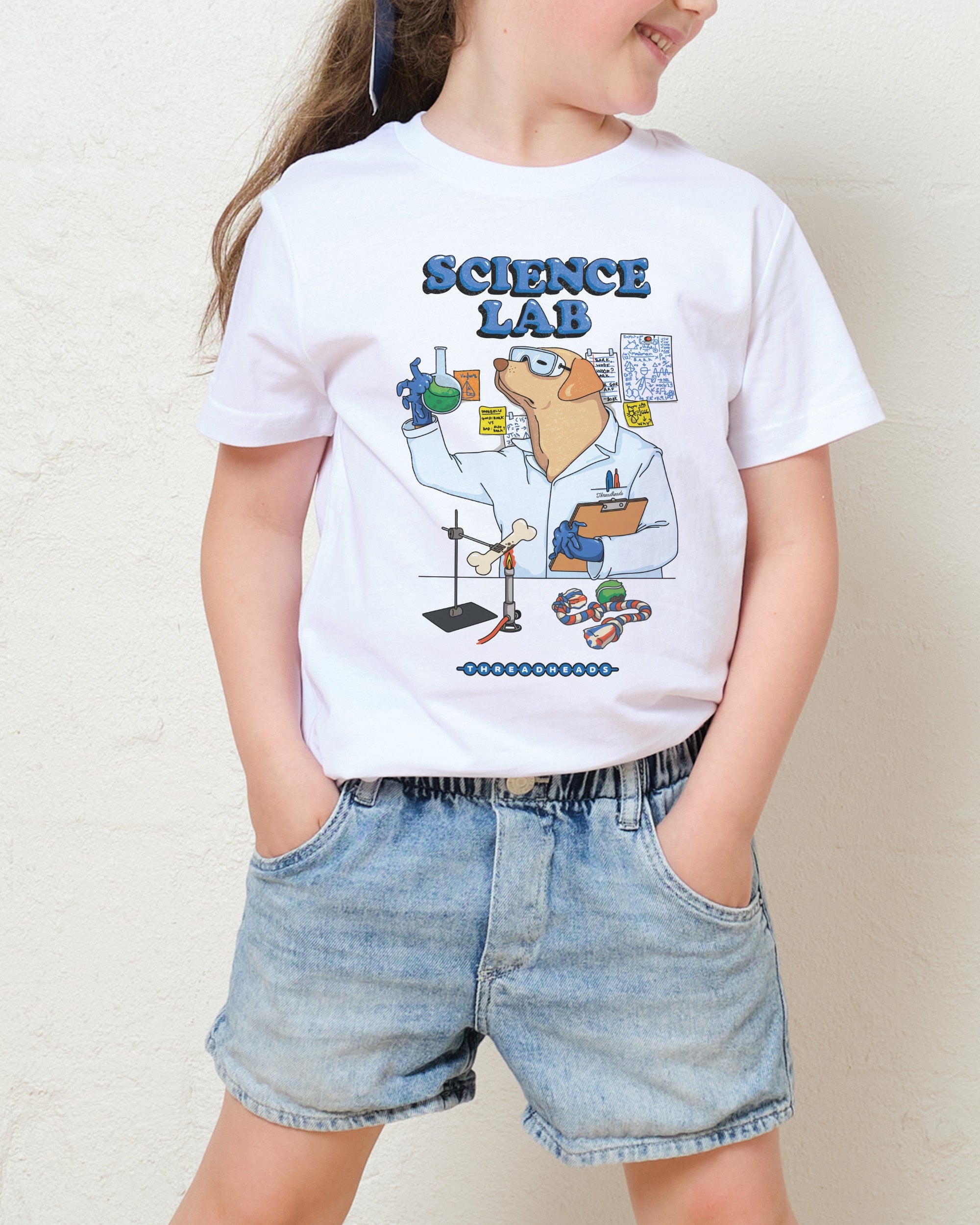 Science Lab Kids T-Shirt Australia Online White