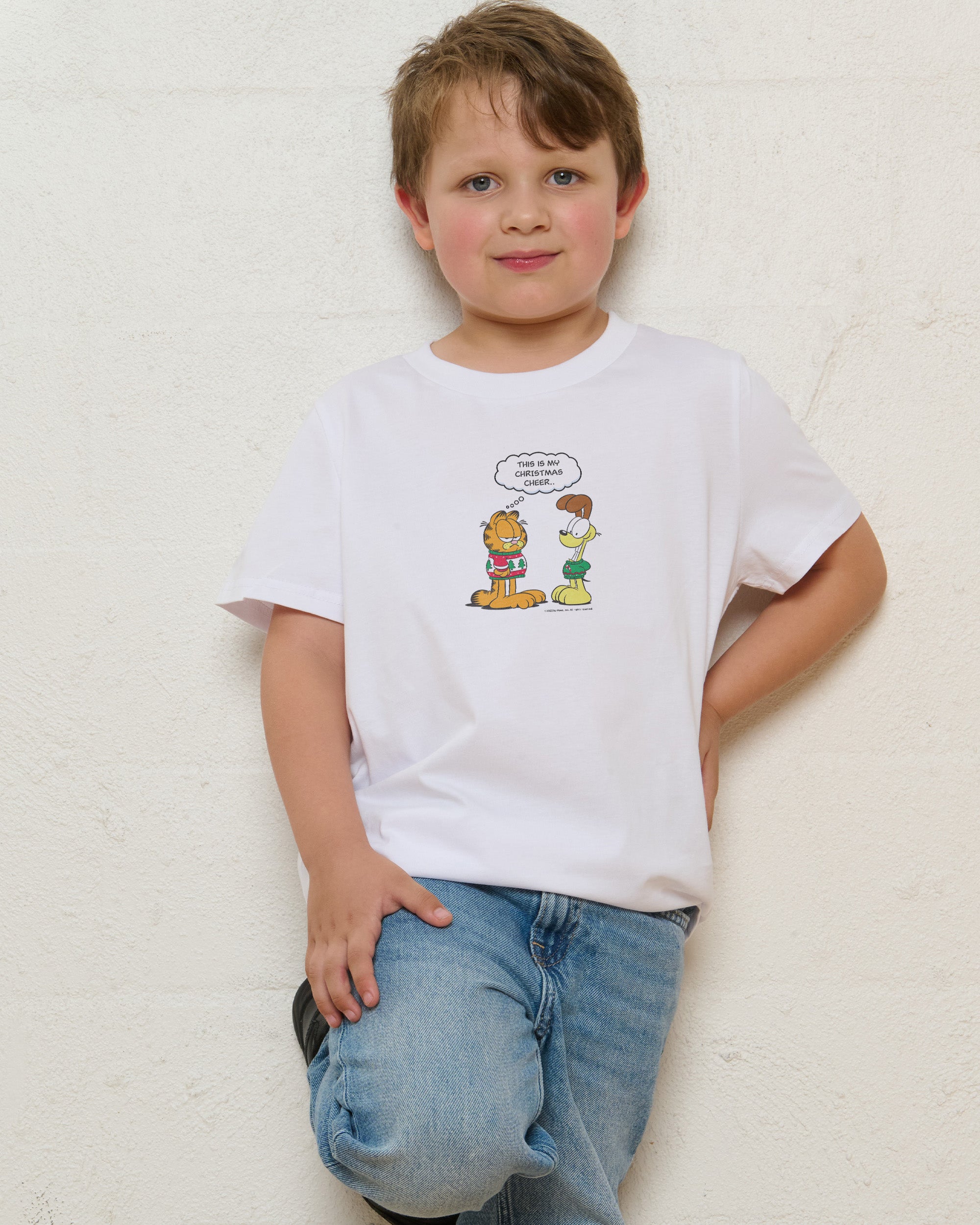 Xmas Cheer White Kids T-Shirt