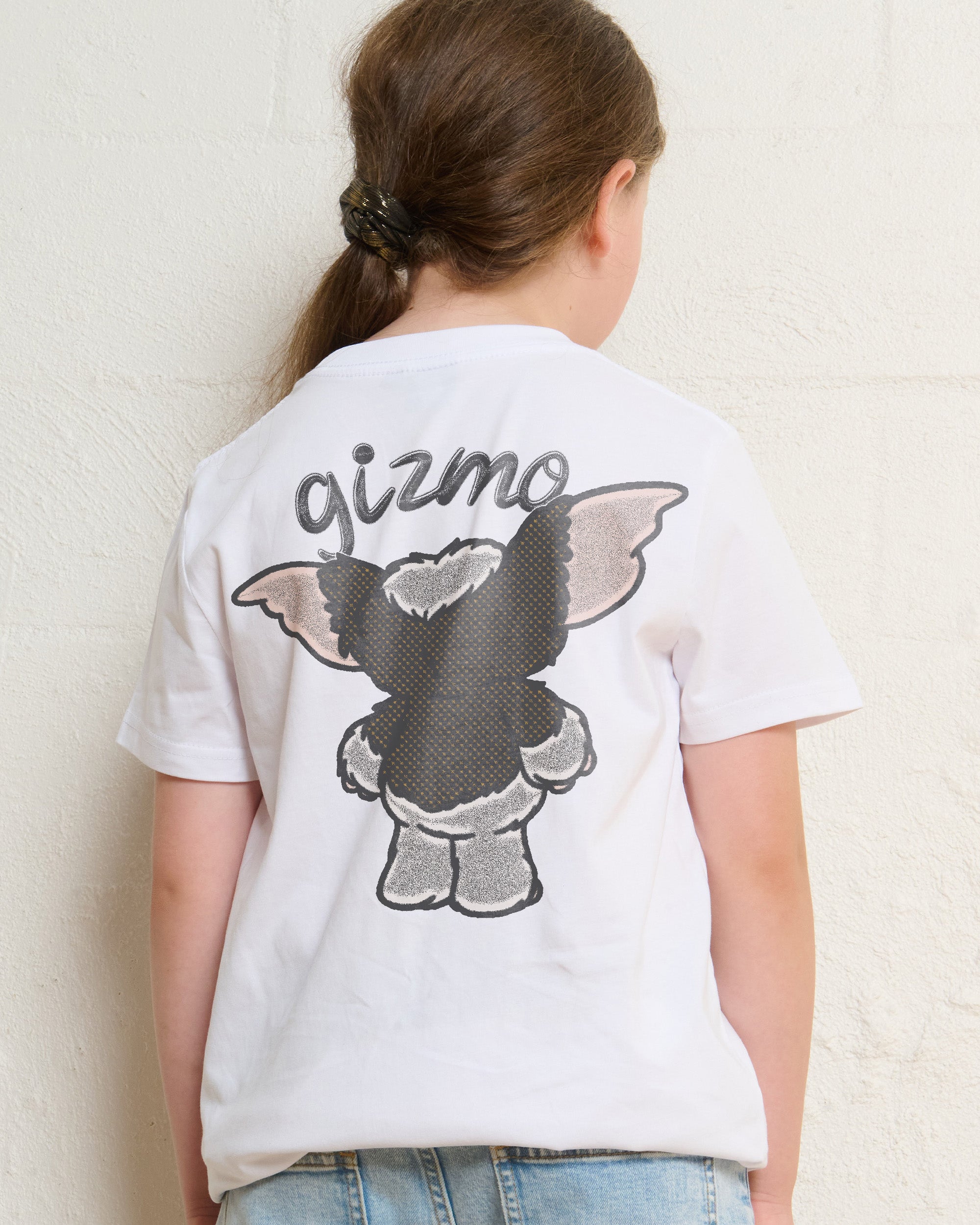 Gizmo Wave White Kids T-Shirt