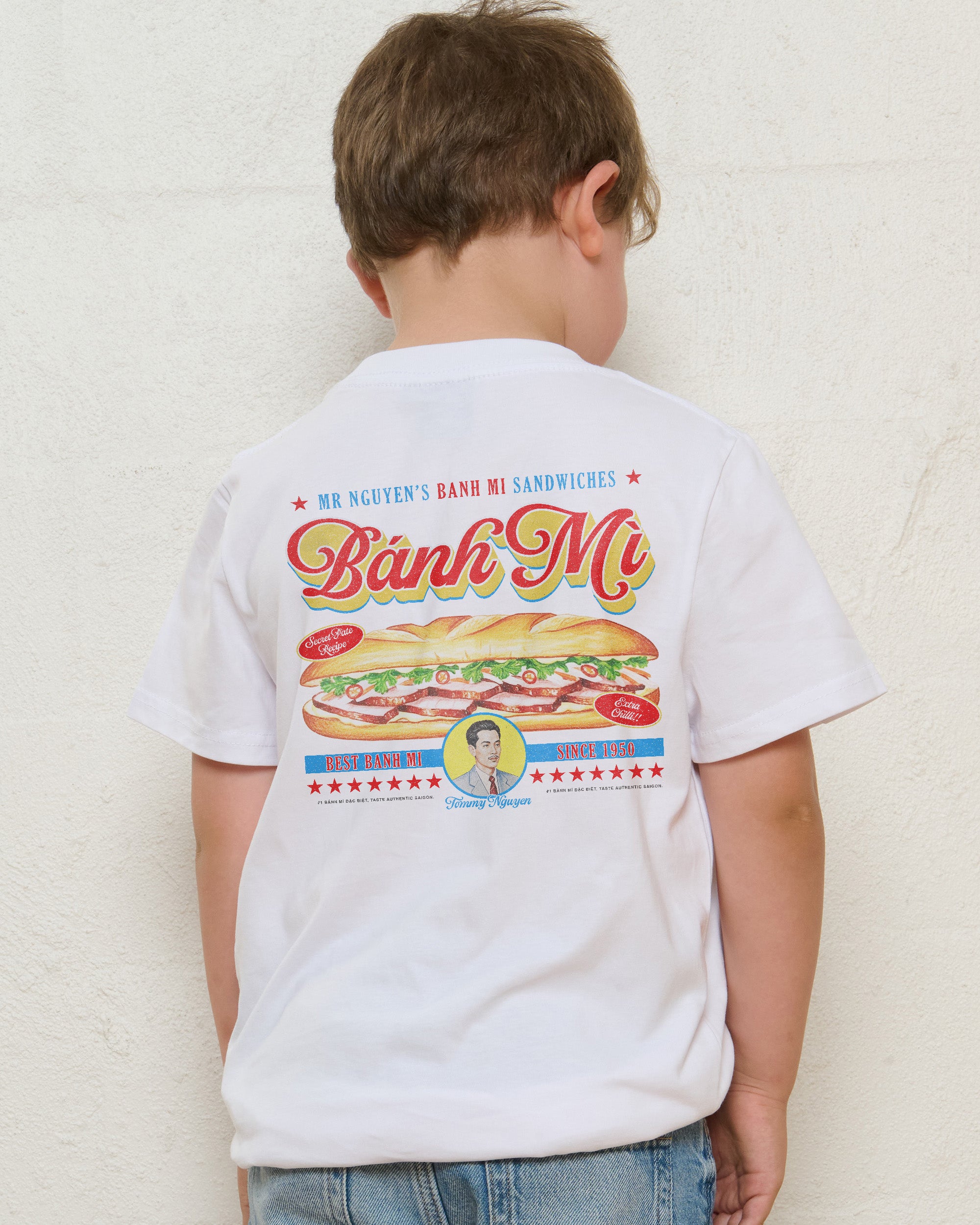 Mr Nguyen's Banh Mi's White Kids T-Shirt