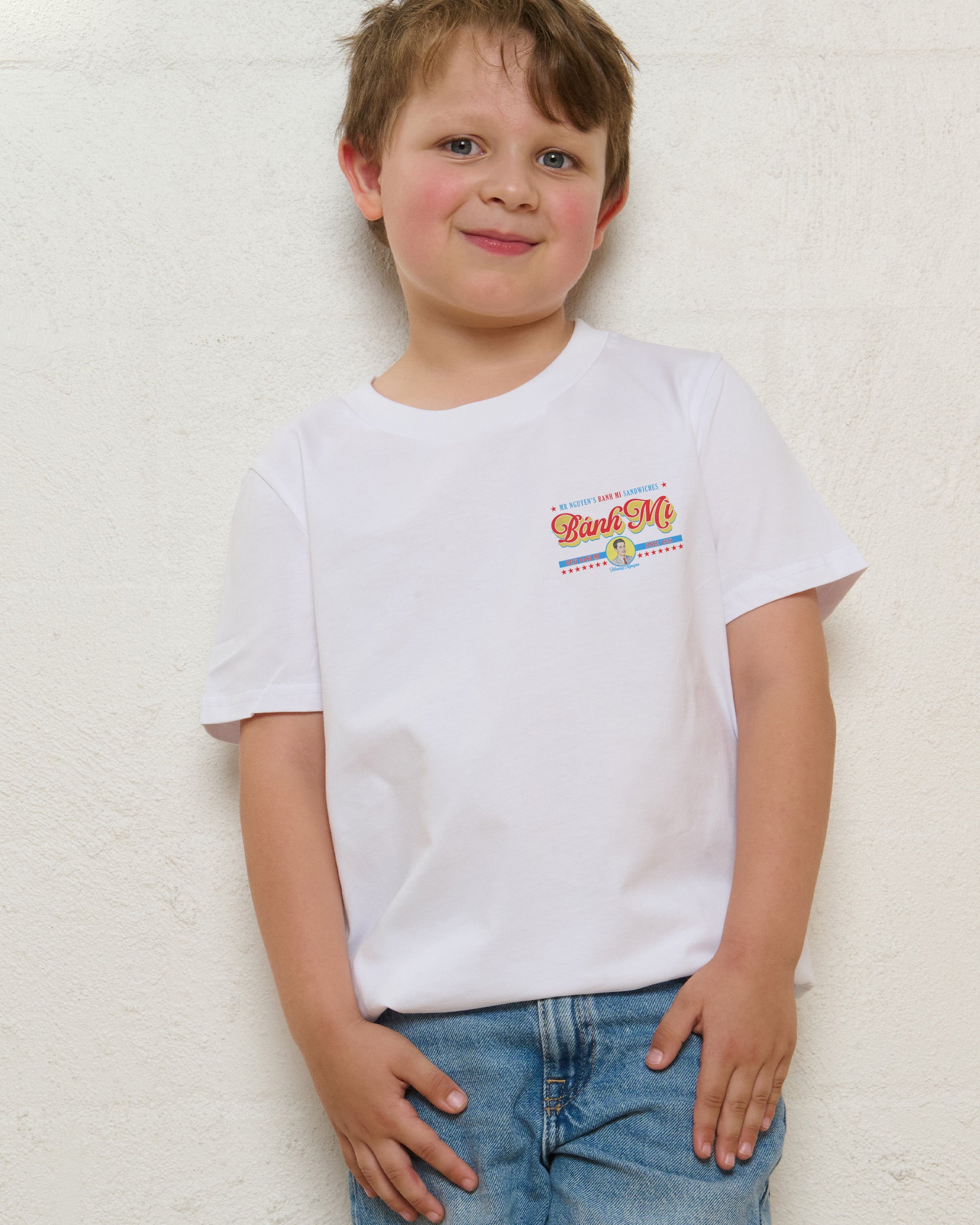 Mr Nguyen's Banh Mi's White Kids T-Shirt