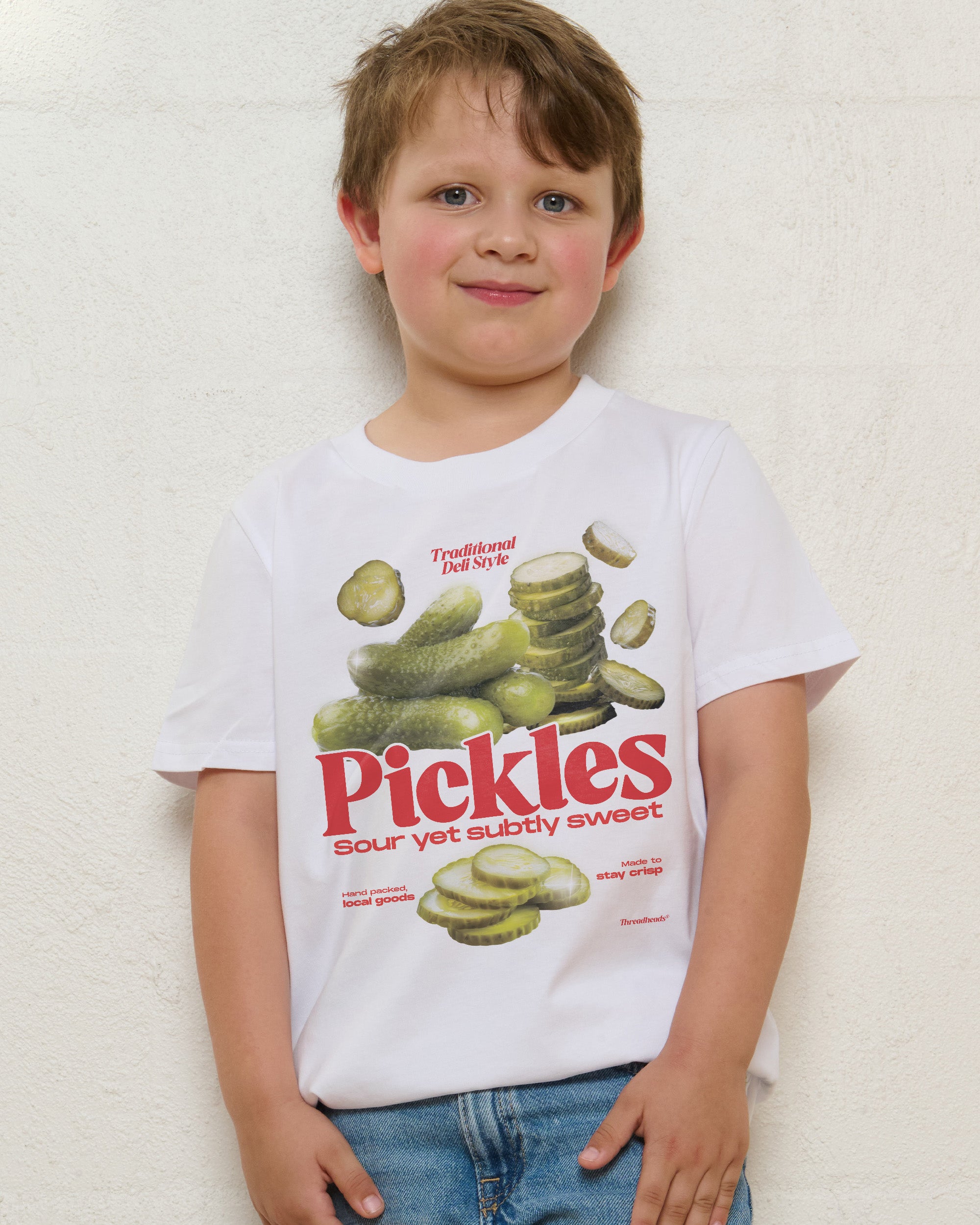 Sour Yet Sweet Pickles White Kids T-Shirt