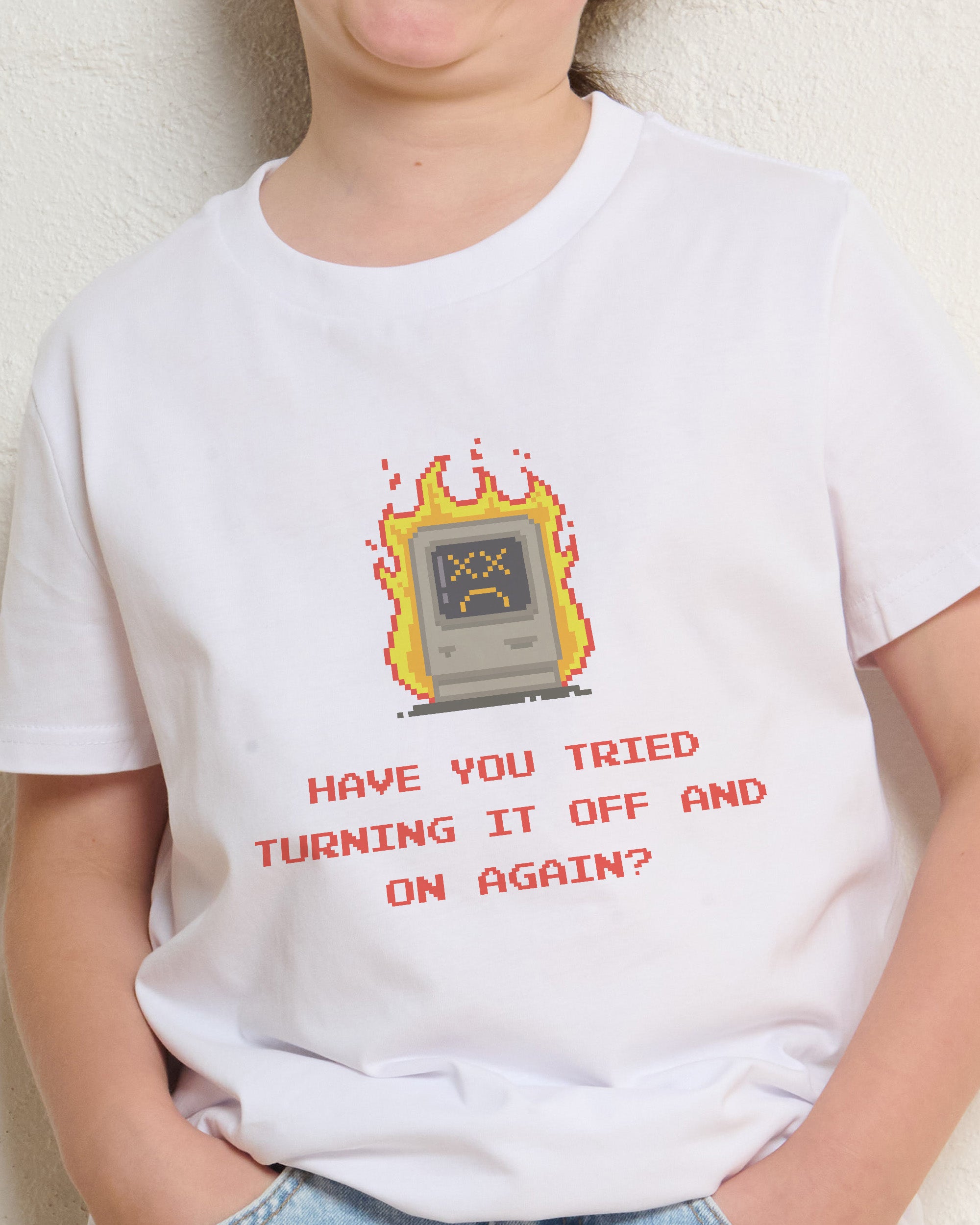Off And On White Kids T-Shirt