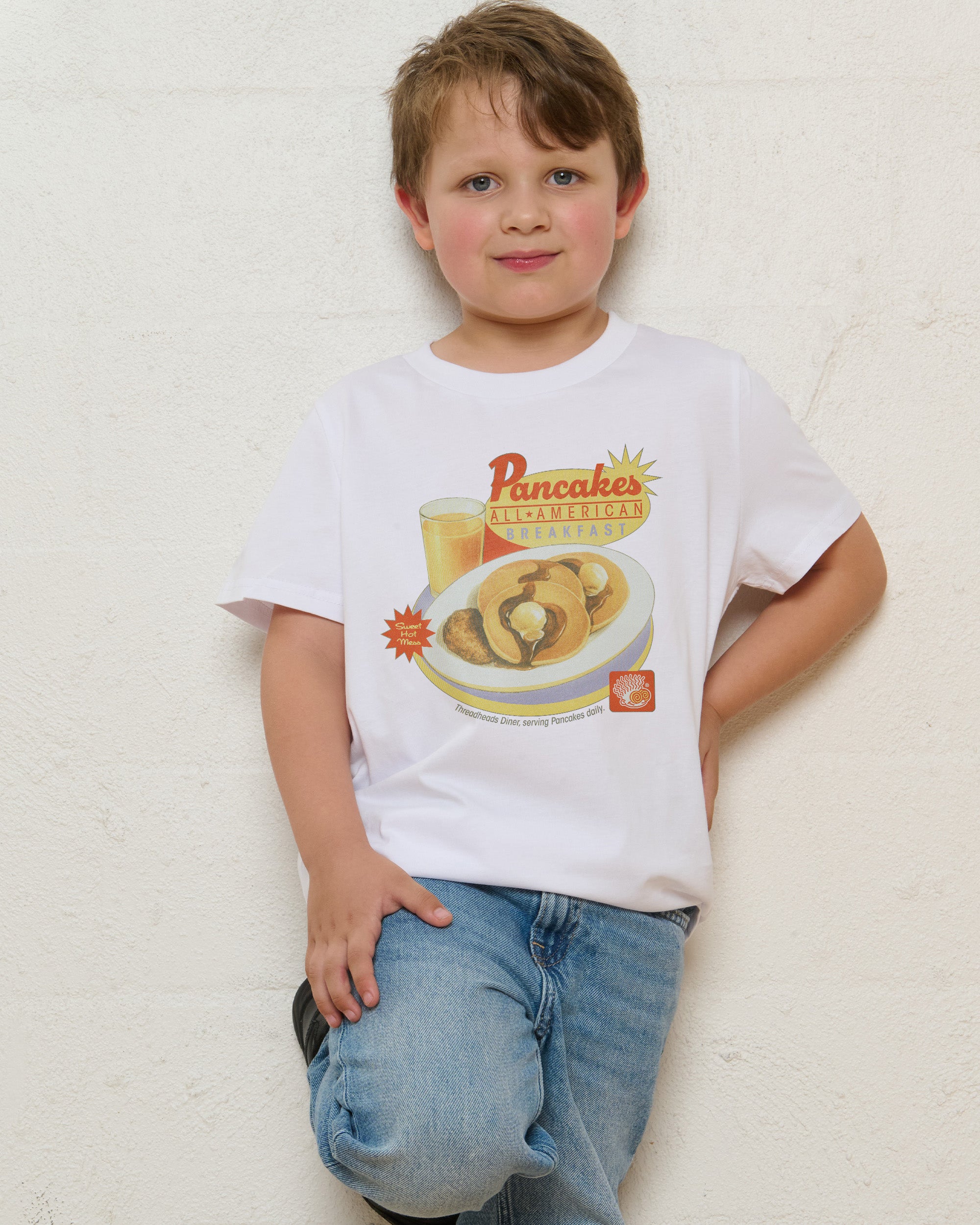 Pancakes White Kids T-Shirt