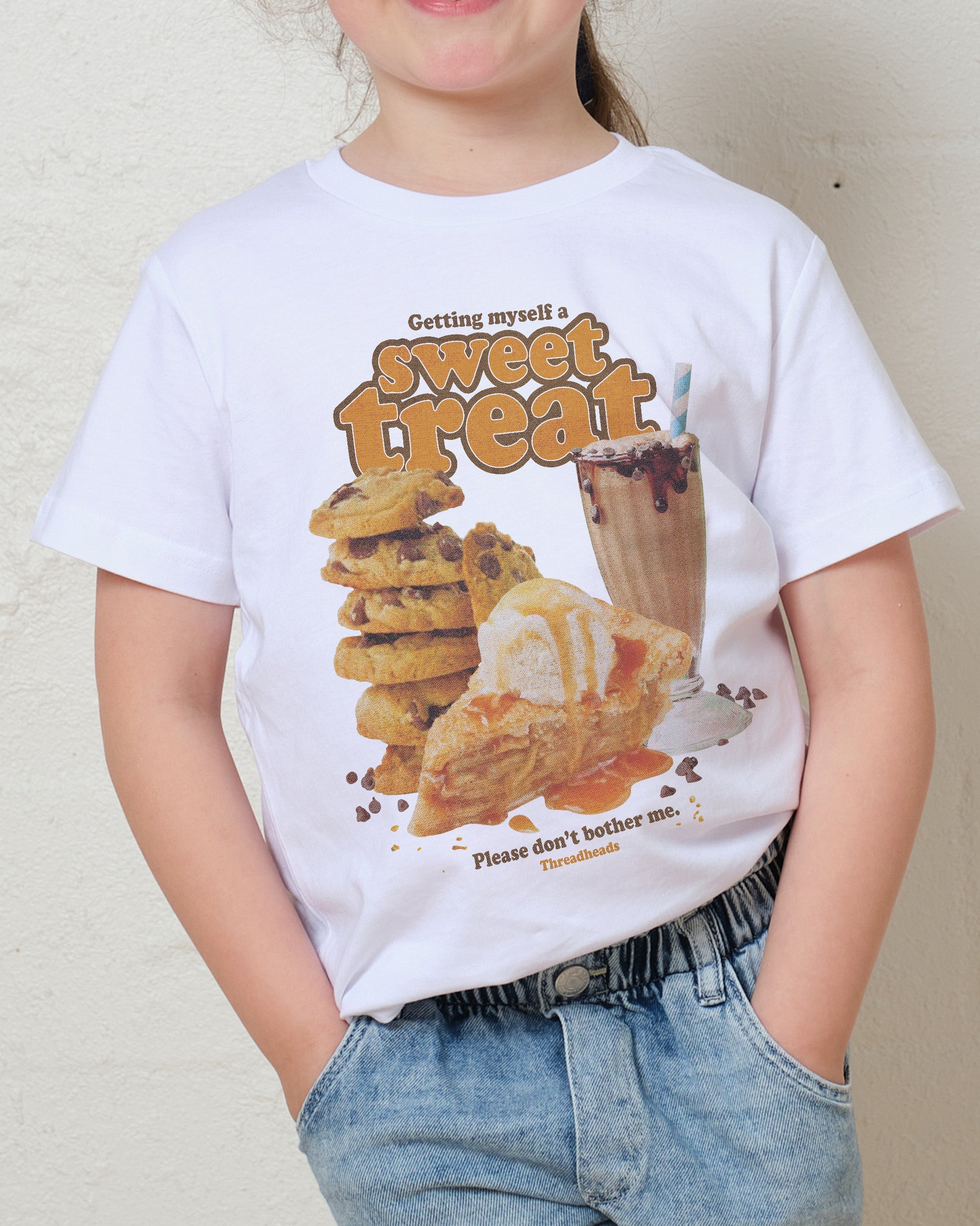 Getting Myself A Treat Kids T-Shirt Australia Online White