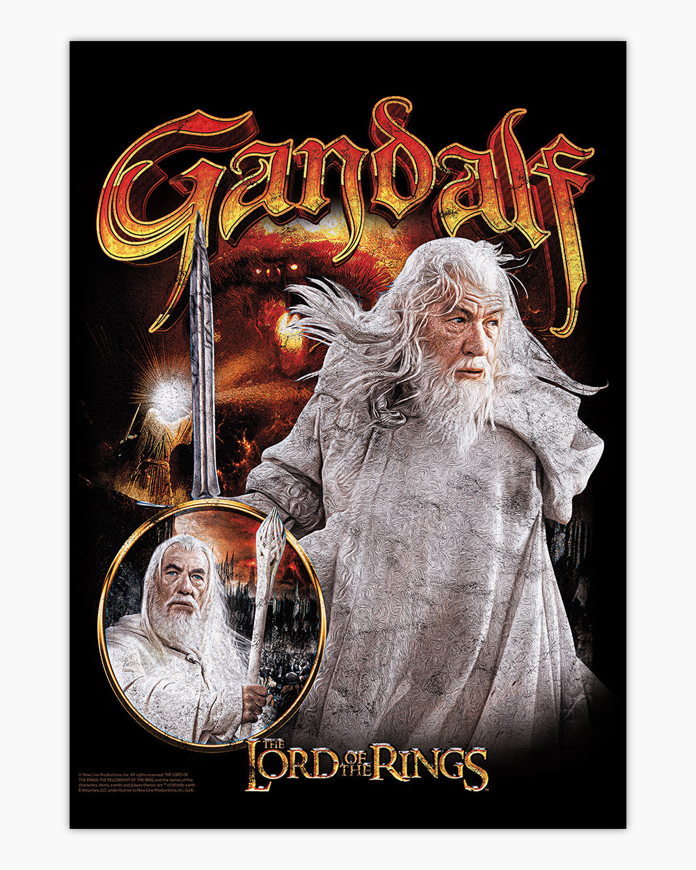 Gandalf the White Art Print Australia Online