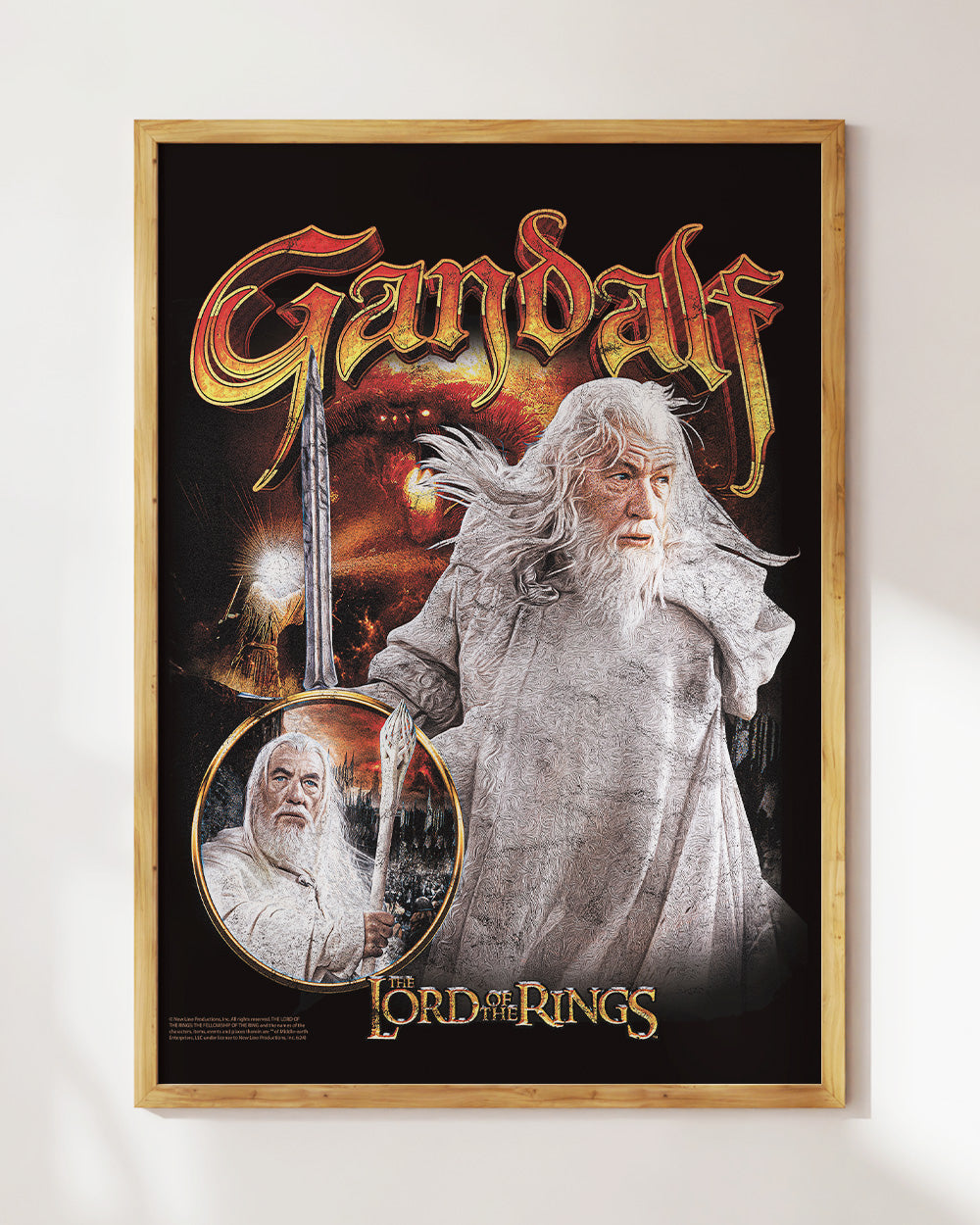 Gandalf the White Art Print Australia Online