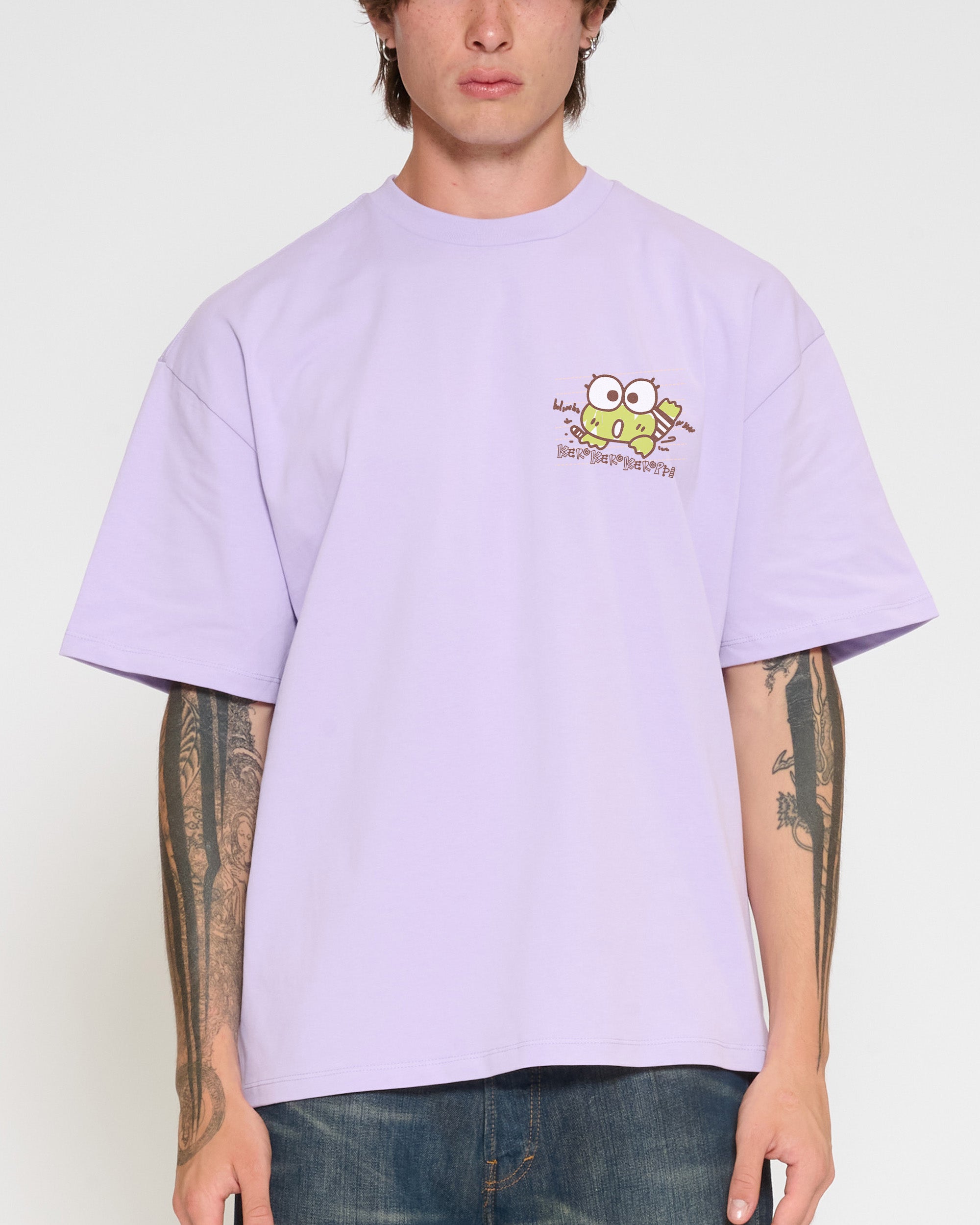 Keroppi Scribble Oversized Tee | Sanrio | Threadheads Germany