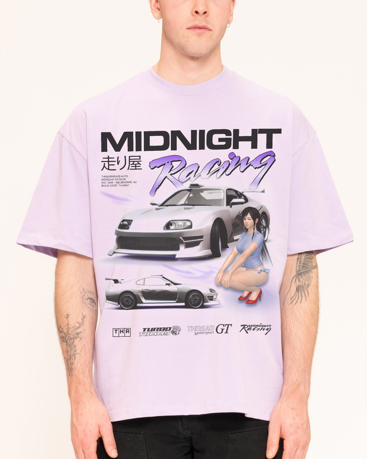 Midnight Racing One Oversized Tee | Threadheads UK