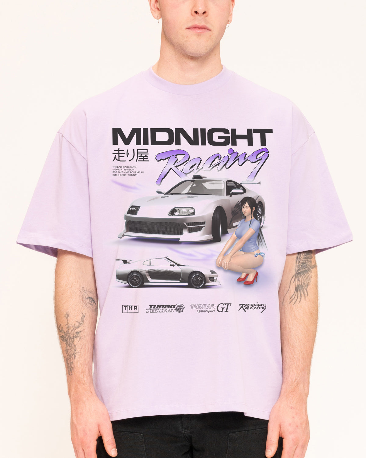 Midnight Racing One Oversized Tee | Threadheads Europe