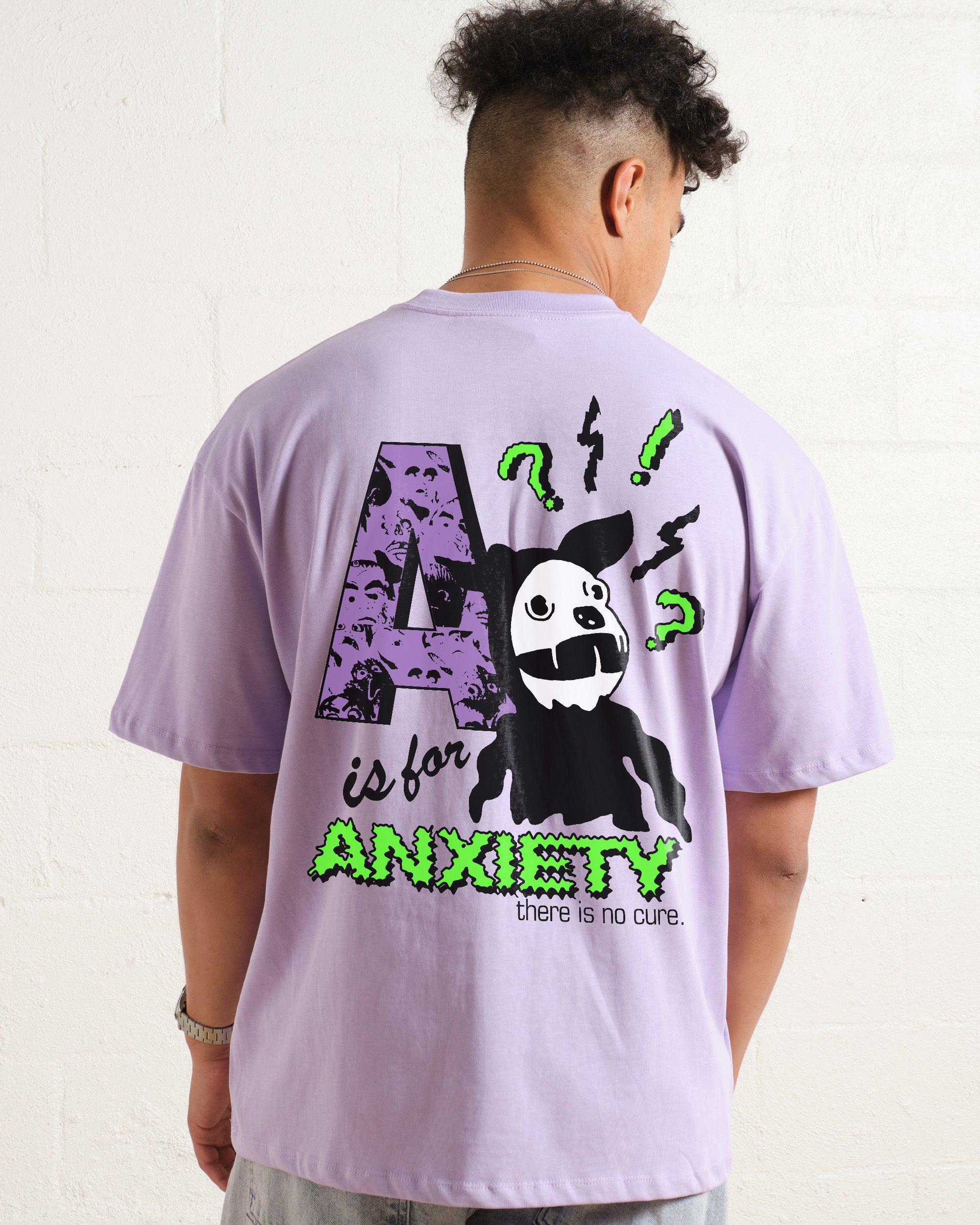 A Is For Anxiety Oversized Tee