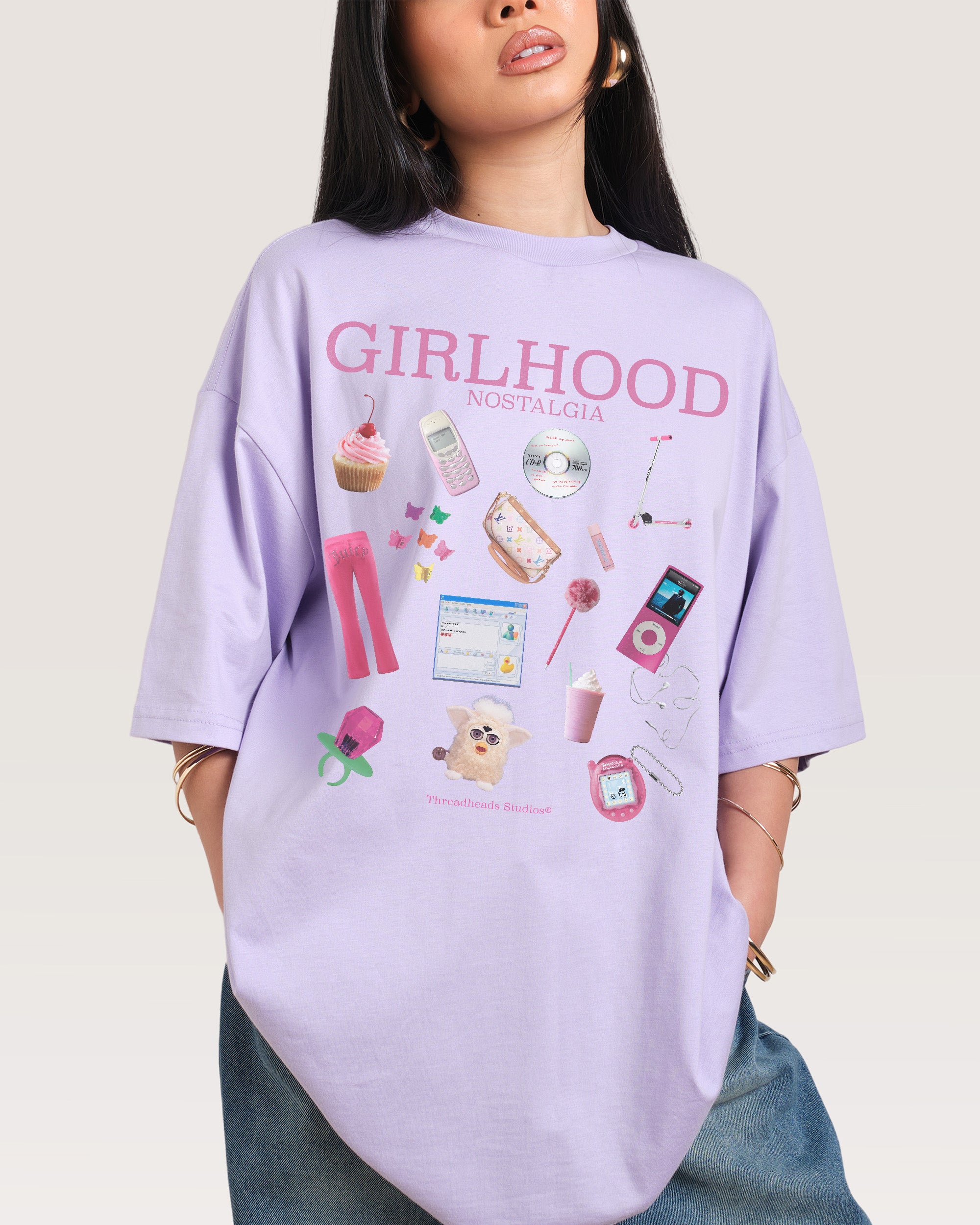 Girlhood Nostalgia Oversized Tee Threadheads Australia Online