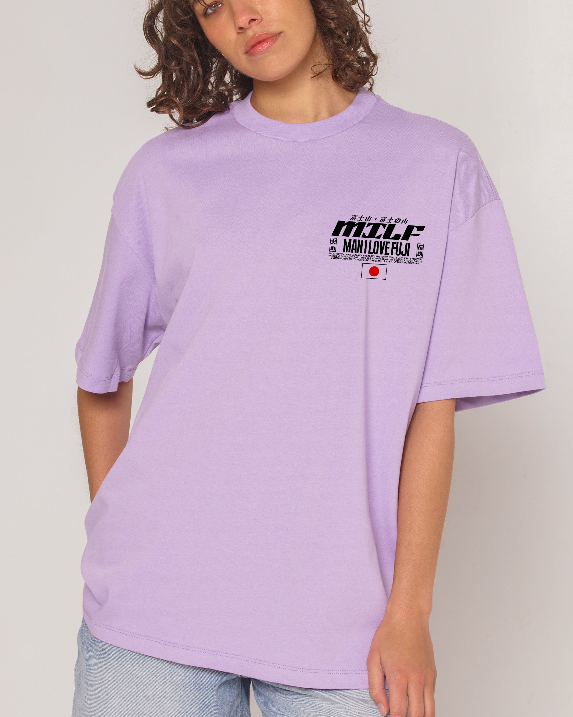 Milf Fuji Oversized Tee | Funny Graphic Oversized Tee | Threadheads