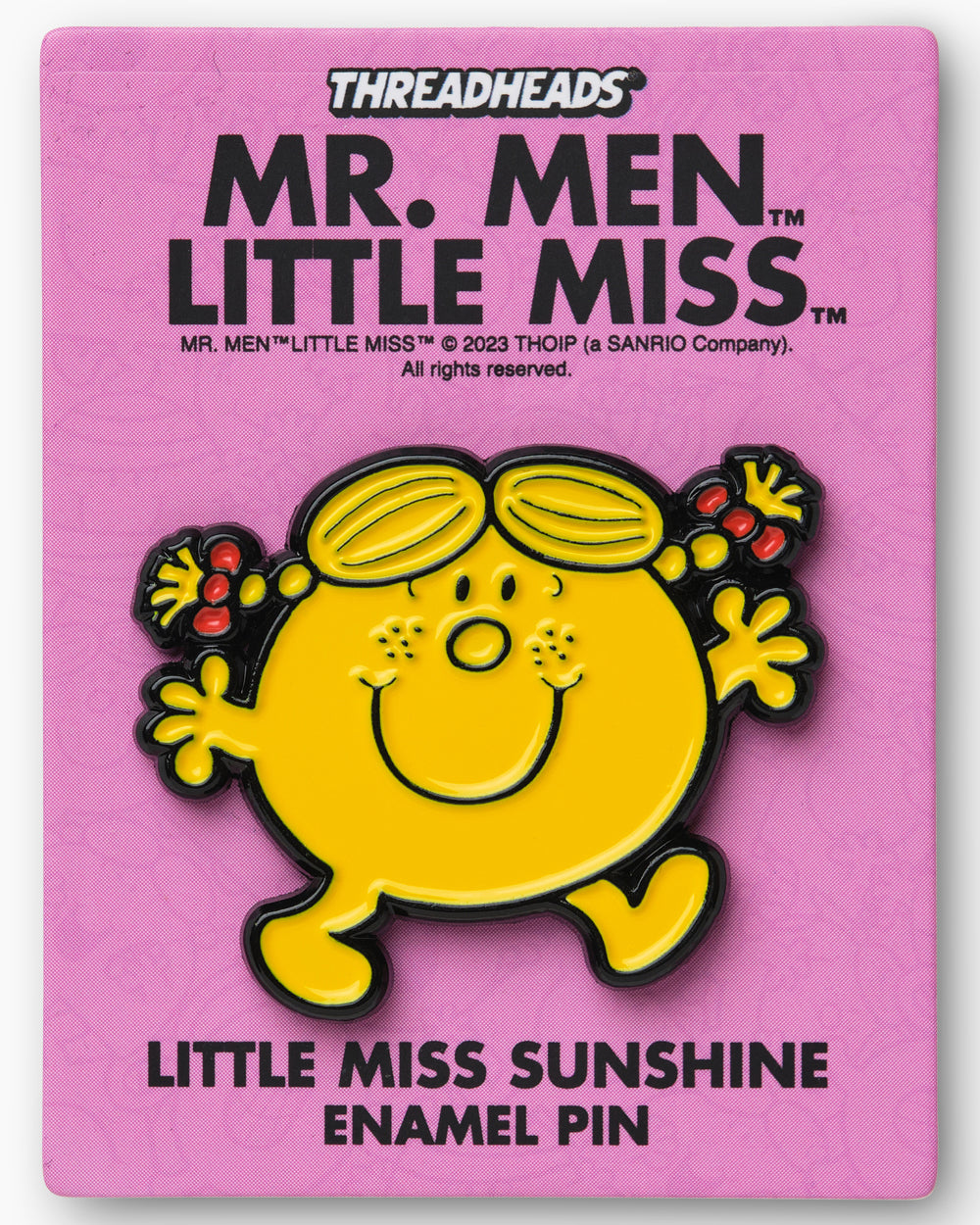 Little Miss Sunshine Enamel Pin | Threadheads Exclusive