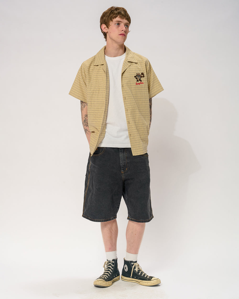 Rootin Tootin Taz Button Down T-Shirt