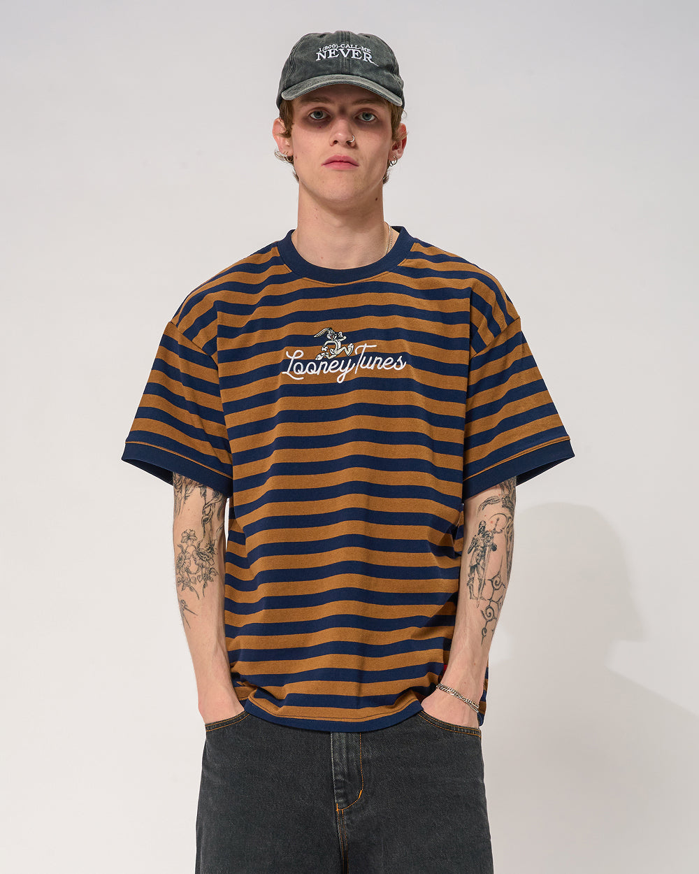 Looney Tunes Run Club Striped Tee