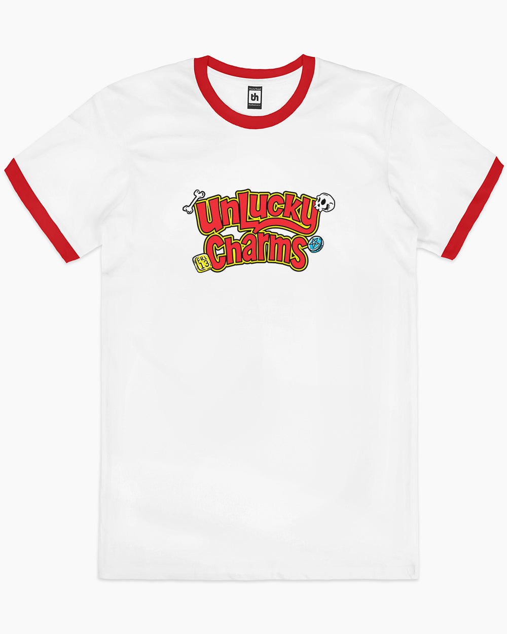 Unlucky Charms T-Shirt Australia Online #colour_red ringer