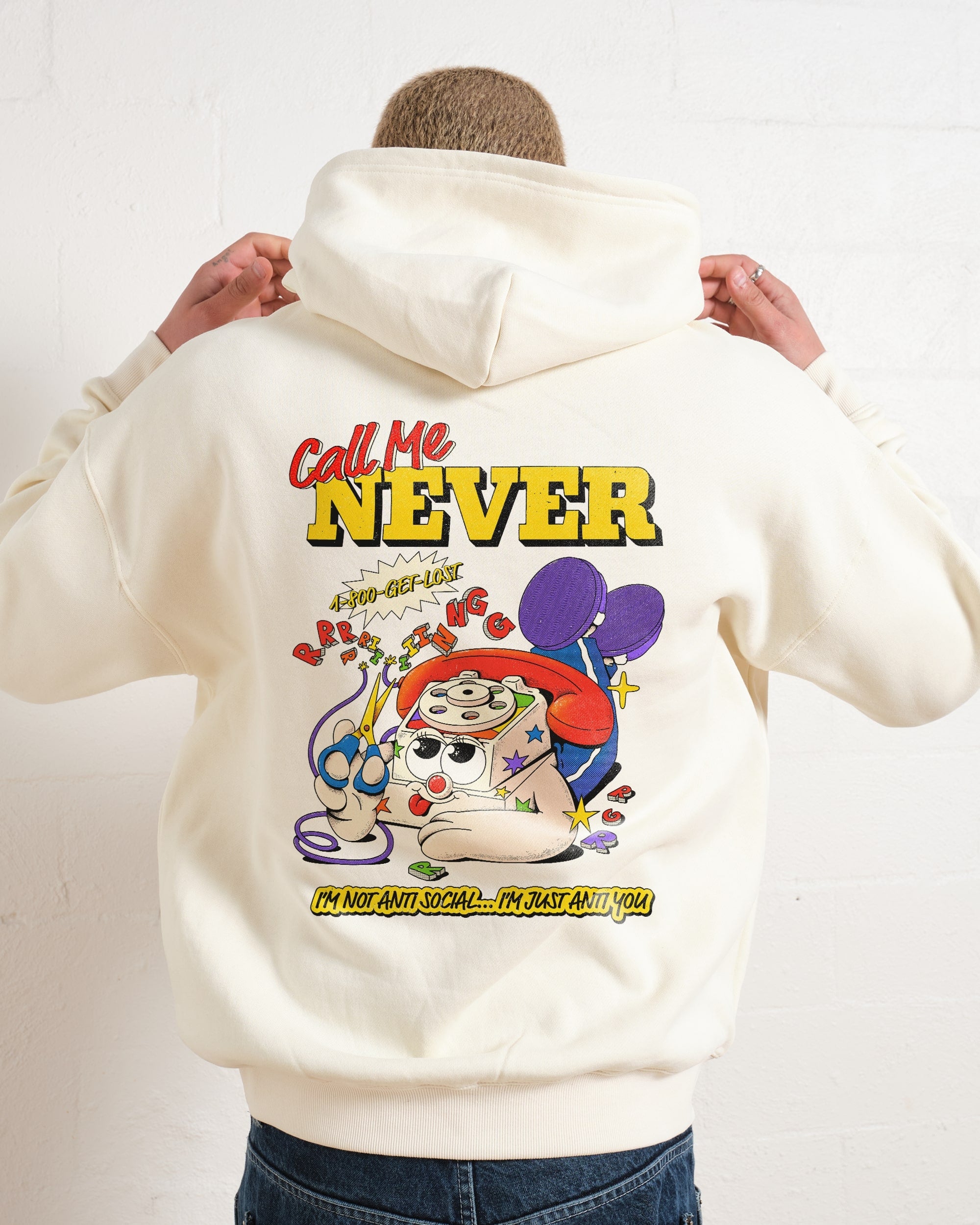 Call Me Never Hoodie Australia Online #colour_natural