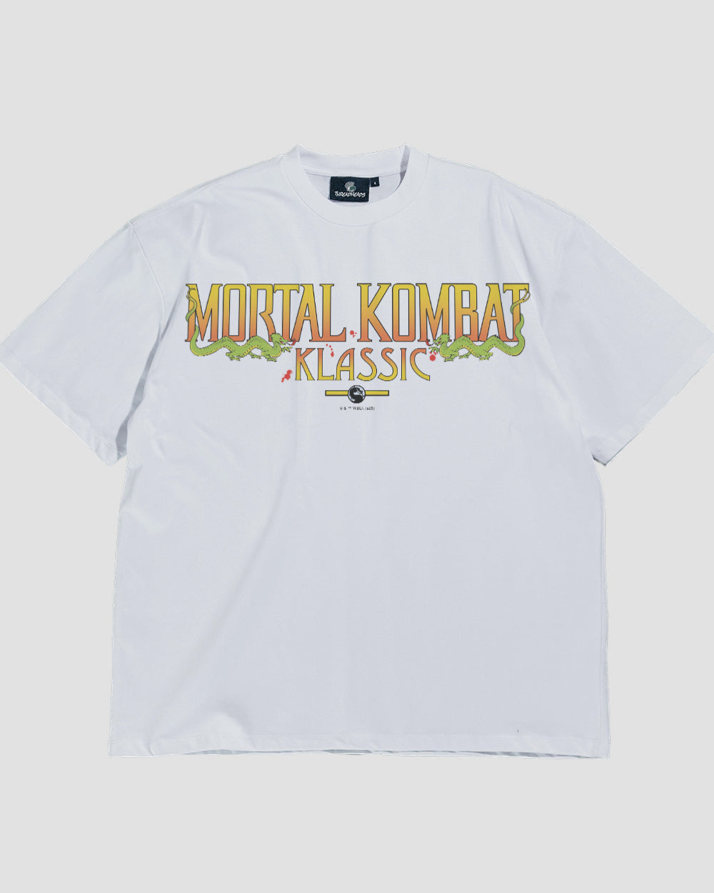 Mortal Kombat Klassic Logo Oversized Tee Threadheads Australia Online
