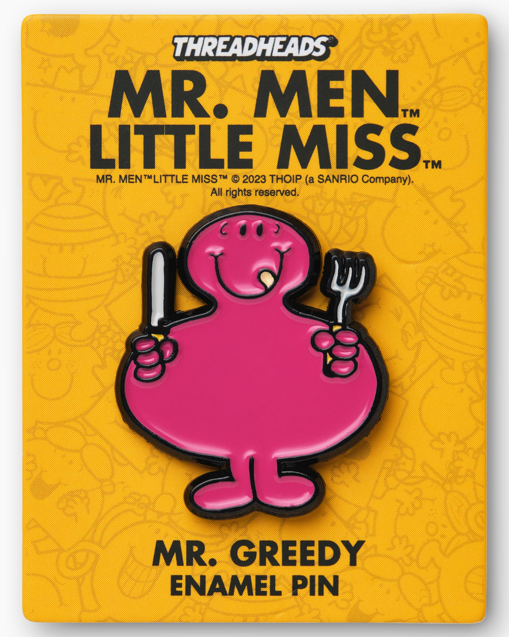 Mr. Greedy Enamel Pin | Threadheads Exclusive