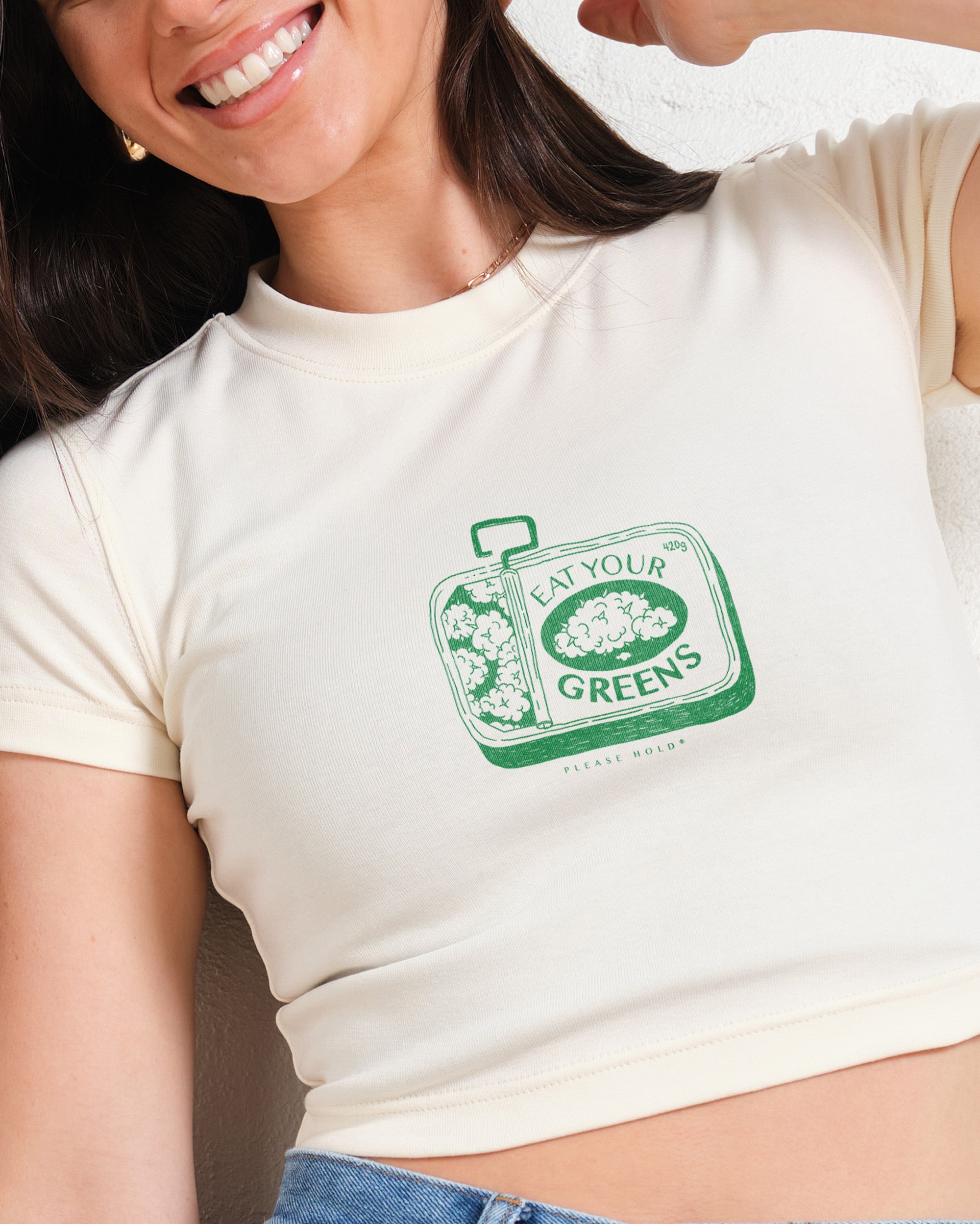 Eat Your Greens Baby Tee Australia Online