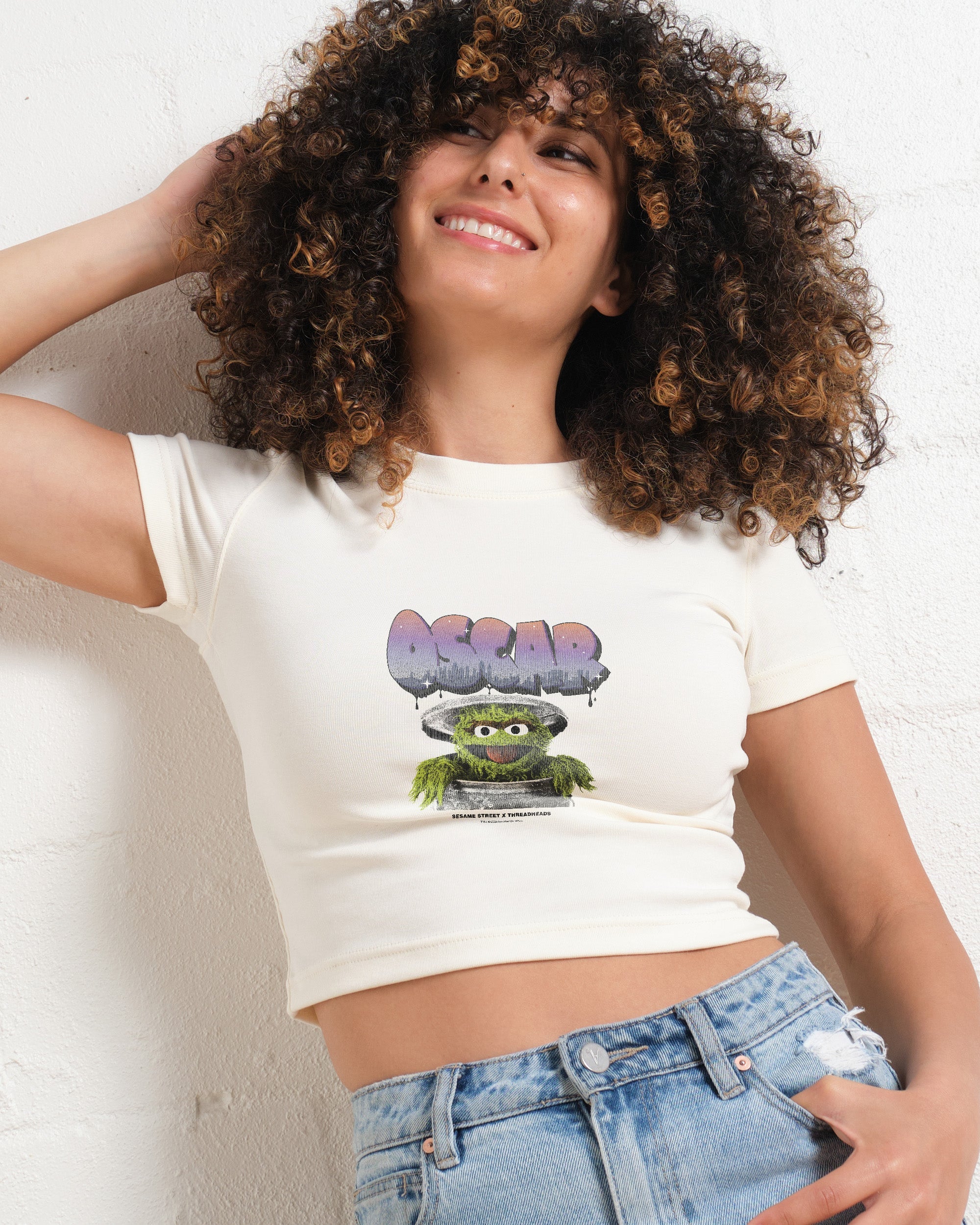 Oscar Graffiti Baby Tee Australia Online Natural