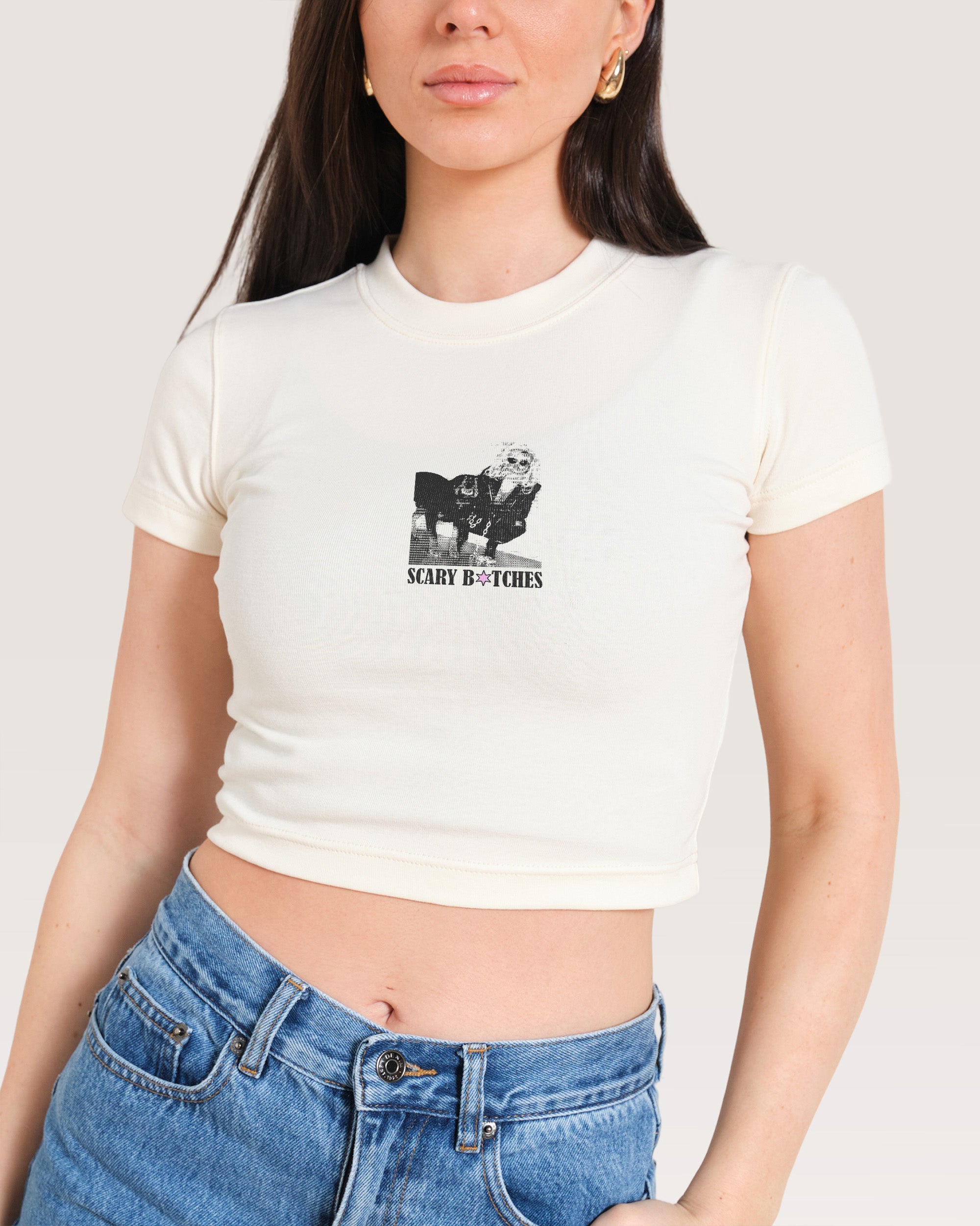 Scary Bitches Baby Tee Australia Threadheads Online