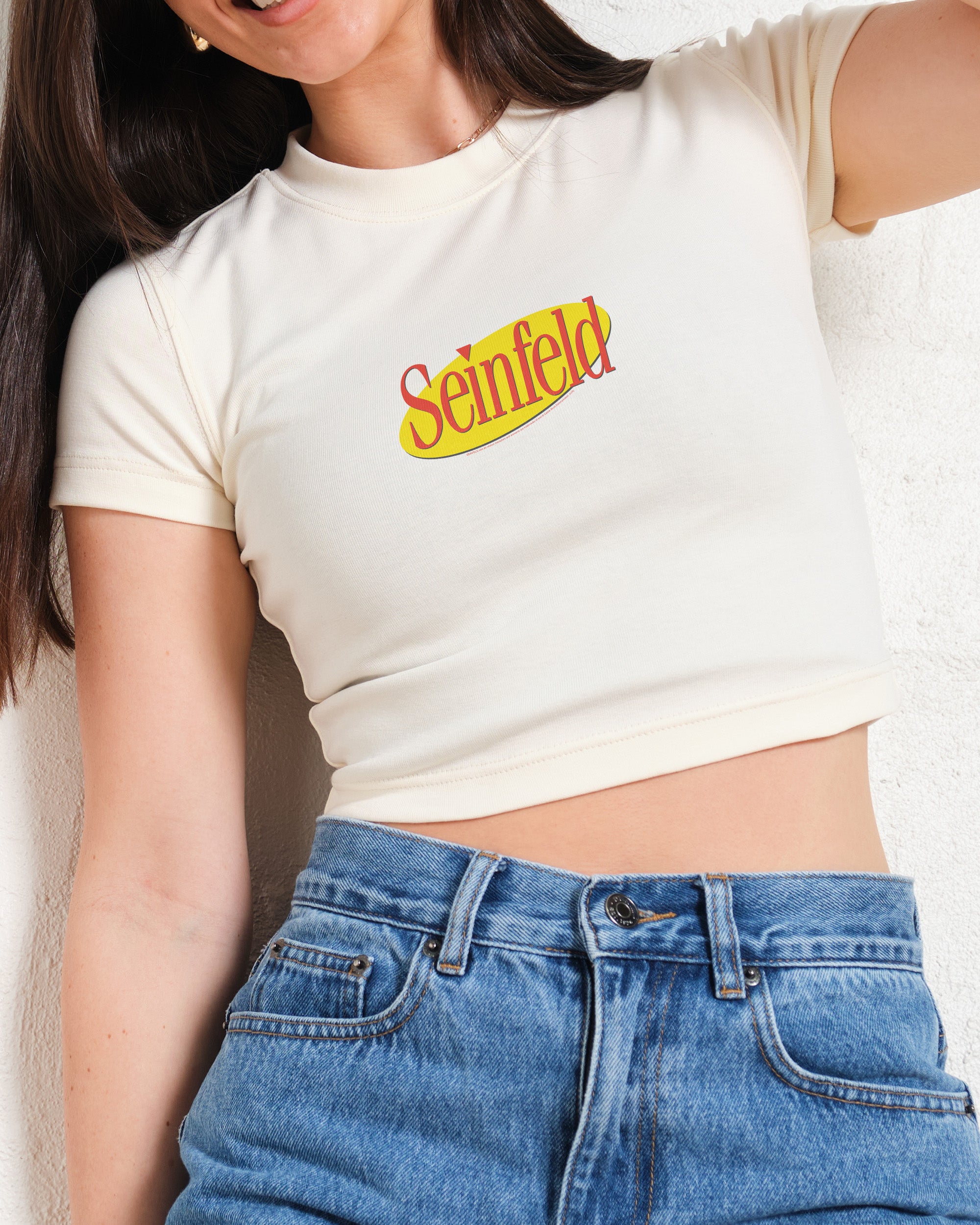 Seinfeld Logo Baby Tee Graphic Baby Tee Australia Online