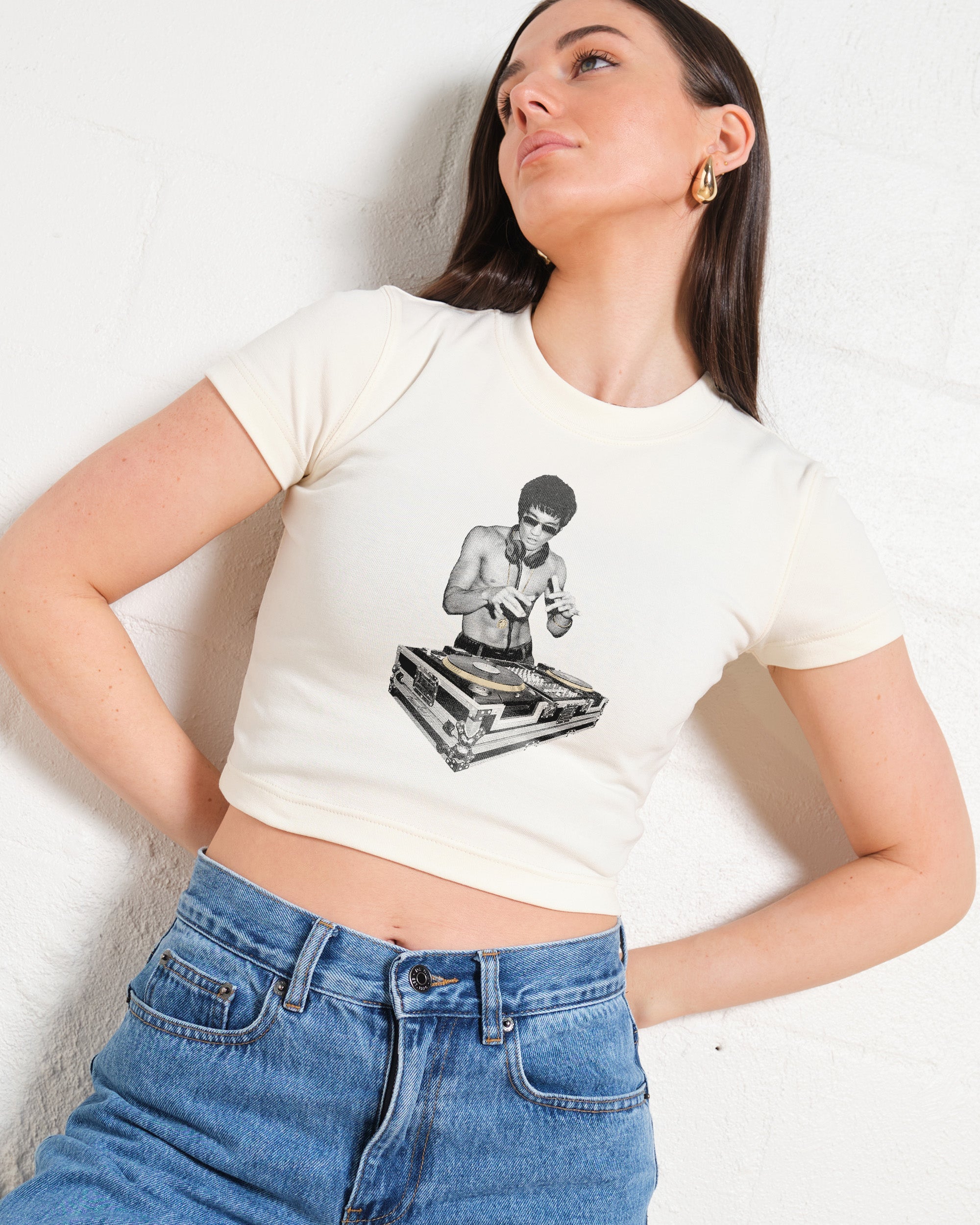 DJ Bruce Lee Baby Tee Graphic Baby Tee Australia Online