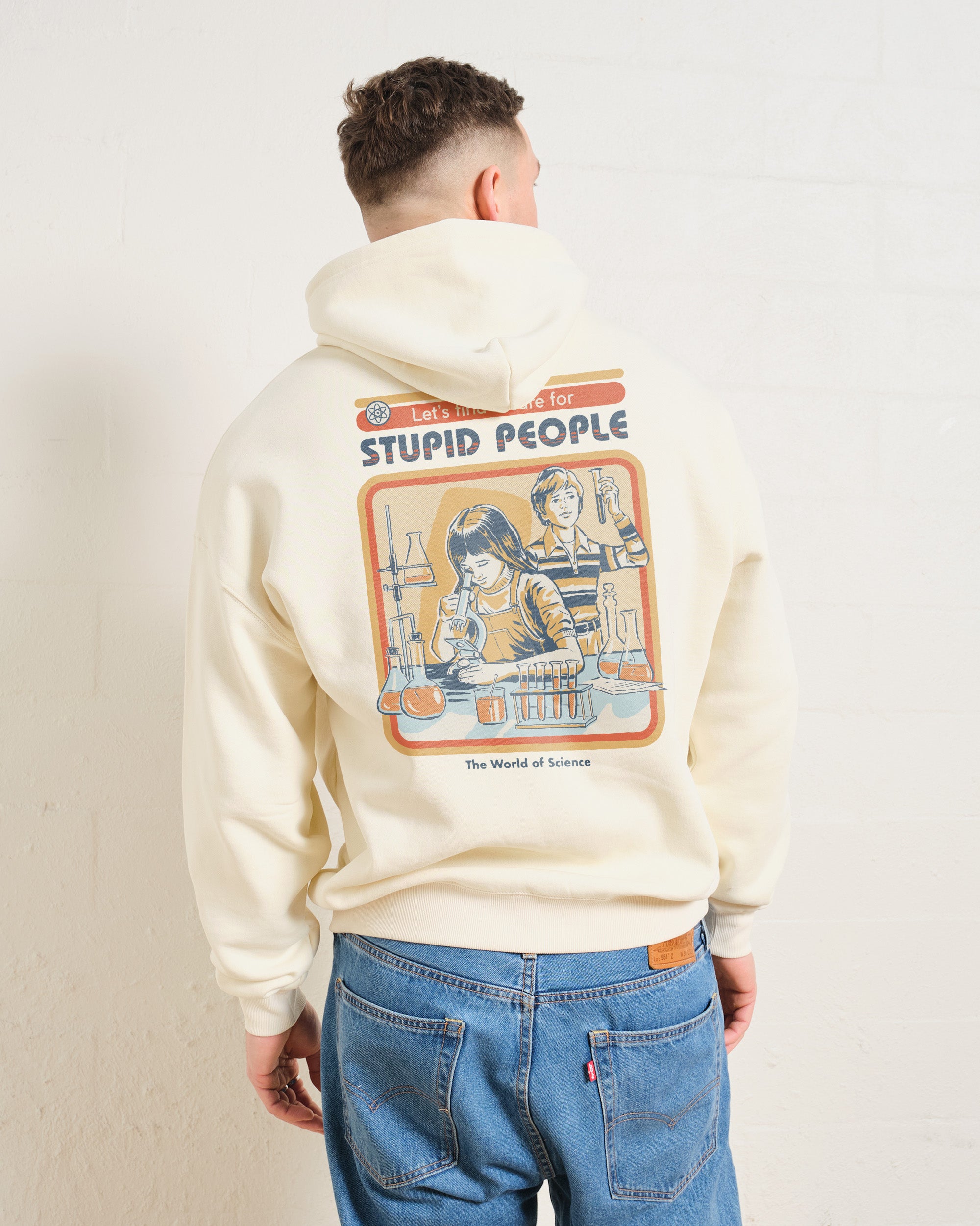 Let's Find a Cure for Stupid People Front and Back Hoodie Australia Online