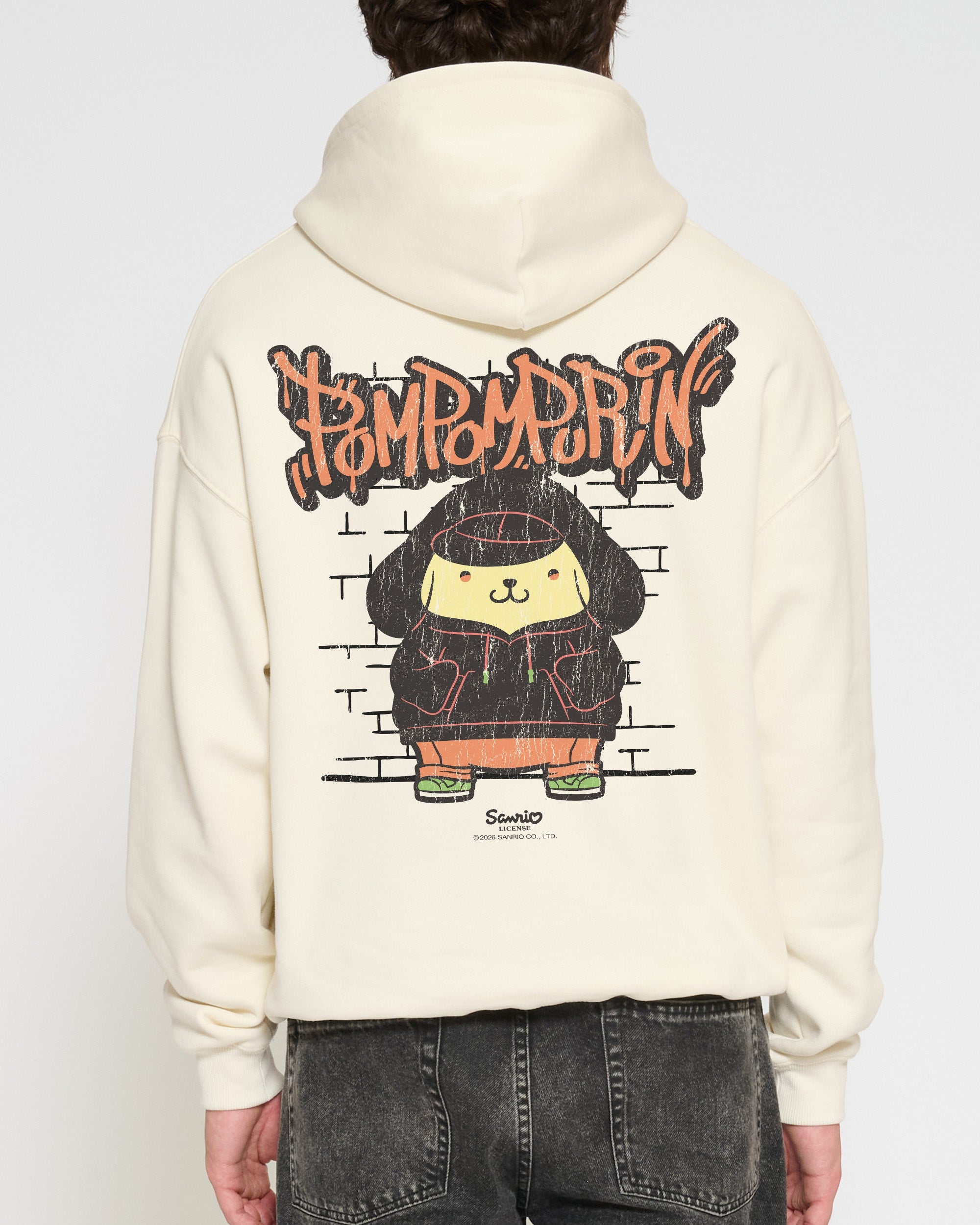 Pompompurin Street Hoodie Official Hello Kitty and Friends collab Threadheads