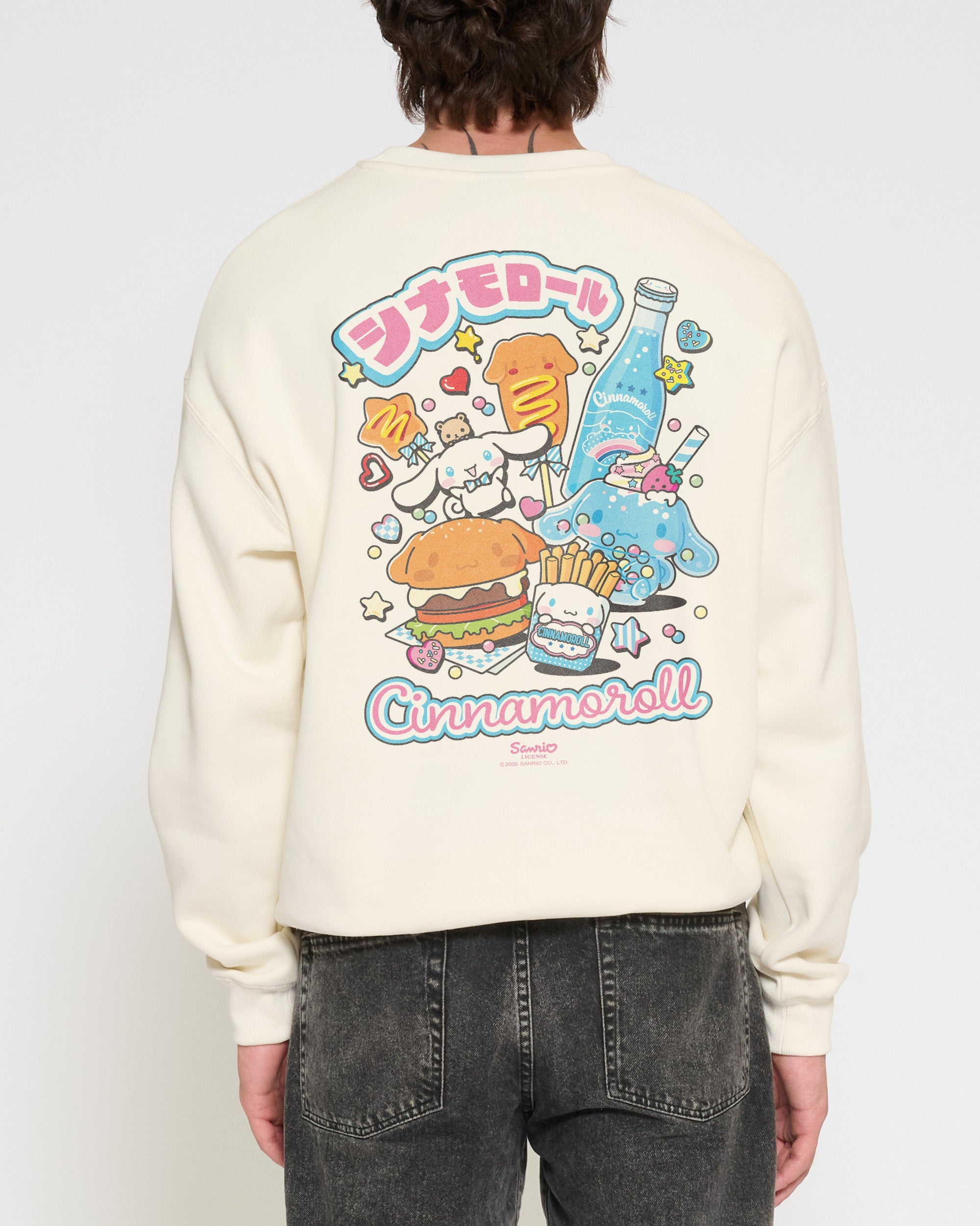 Cinnamoroll Kawaii Sweatshirt Official Hello Kitty and Friends collab Threadheads