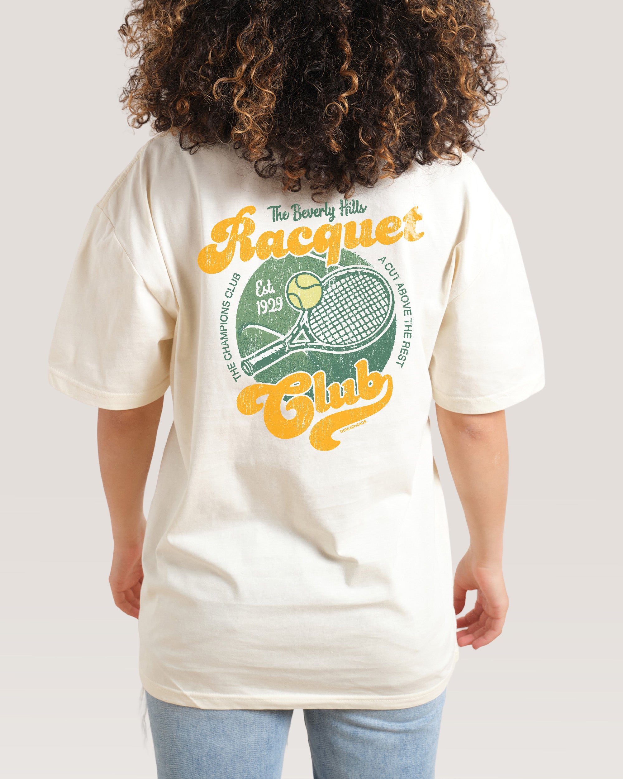 Beverly Hills Racquet Club Natural T-Shirt