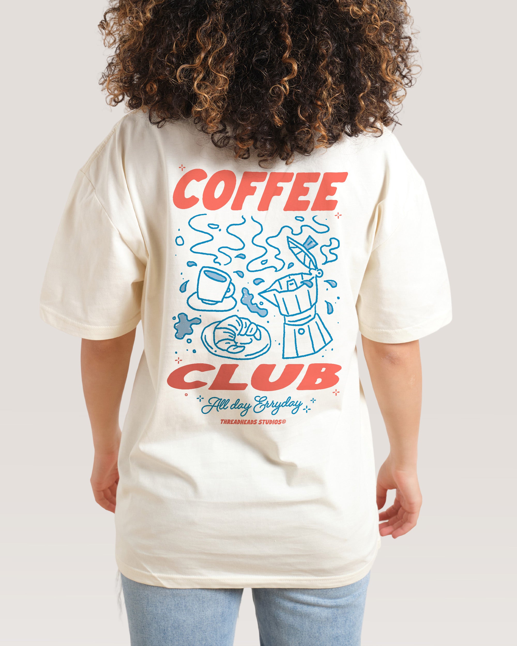 Coffee Club Natural T-Shirt